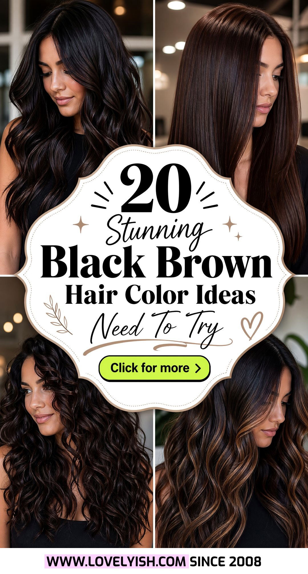 20 Stunning Black Brown Hair Color Ideas You Need to Try - 20 Stunning Black Brown Hair Color Ideas You Need to Try