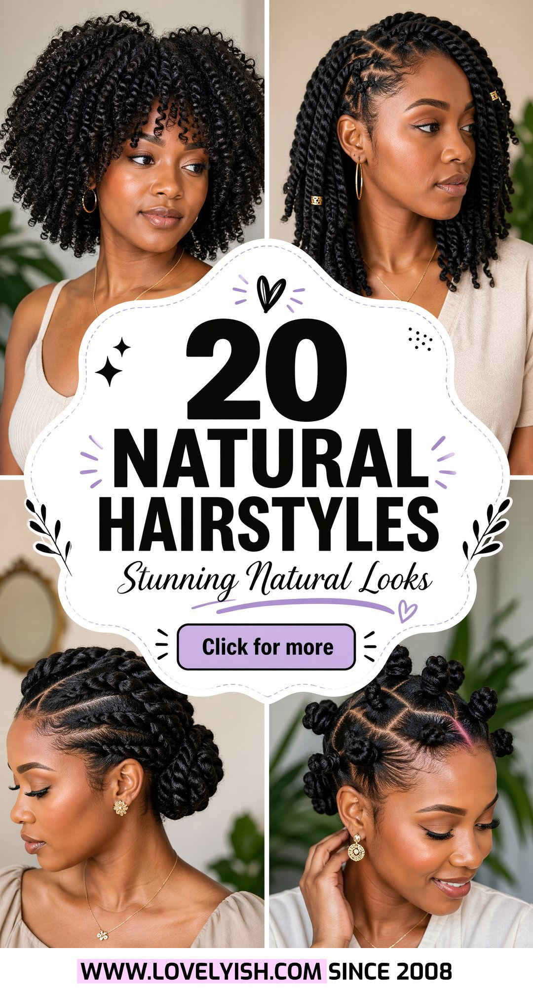 20 Stunning Black Women Natural Hairstyle Ideas Must Try - 20 Stunning Black Women Natural Hairstyle Ideas Must Try