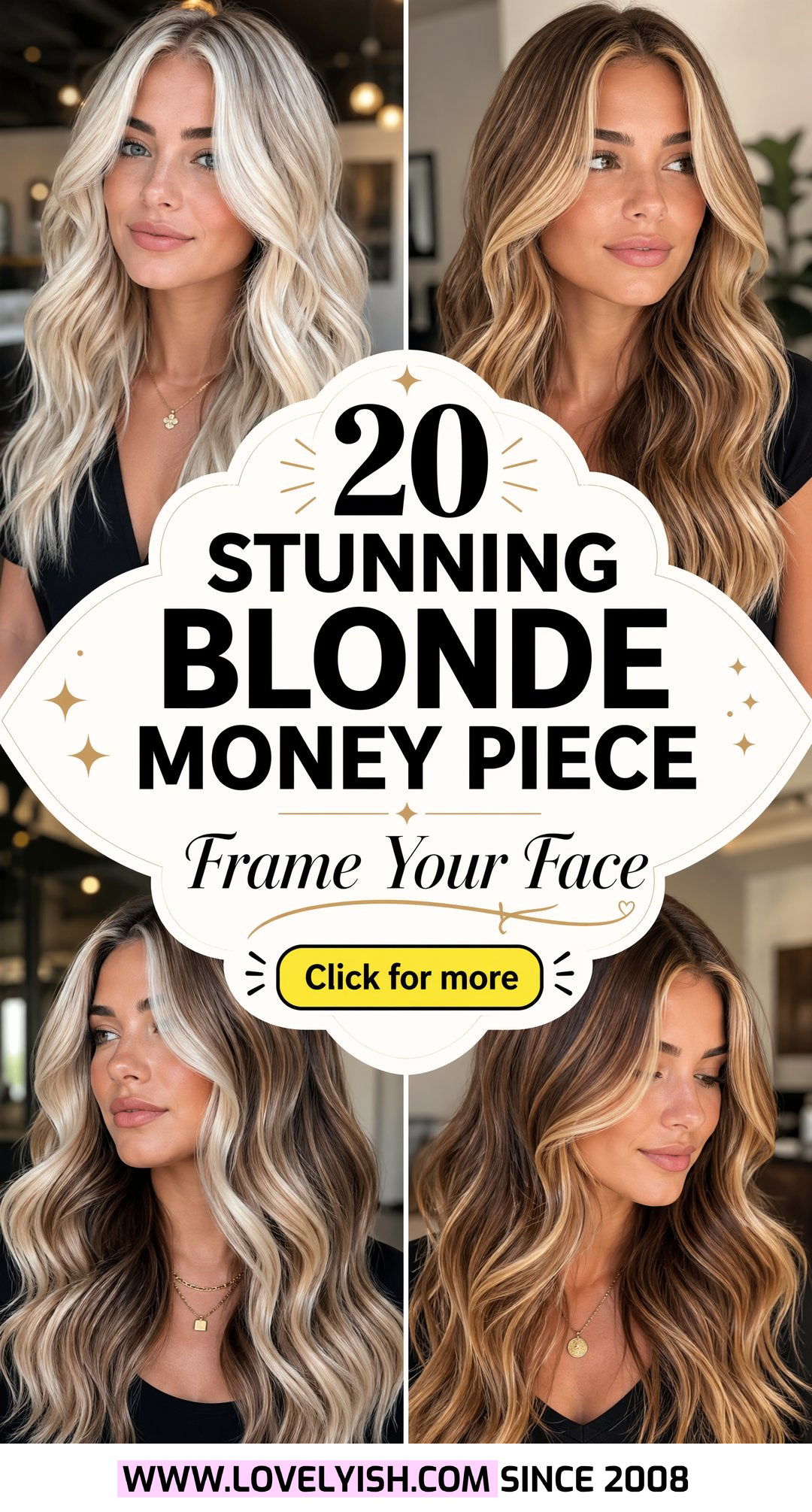 20 Stunning Blonde Money Piece For Dark Brunette Hair Looks - 20 Stunning Blonde Money Piece For Dark Brunette Hair Looks