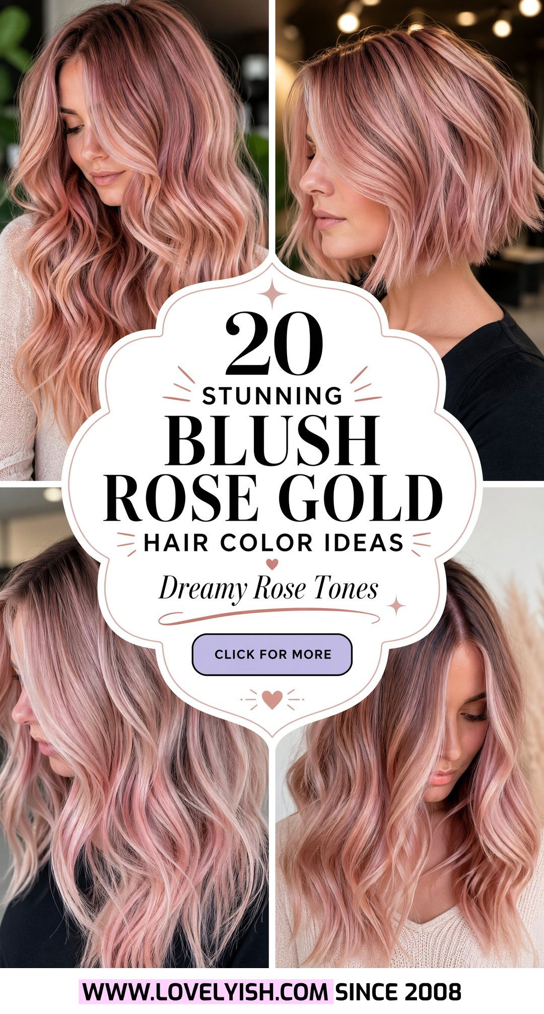 20 Stunning Blush Rose Gold Hair Color Ideas To Try This Year - 20 Stunning Blush Rose Gold Hair Color Ideas To Try This Year
