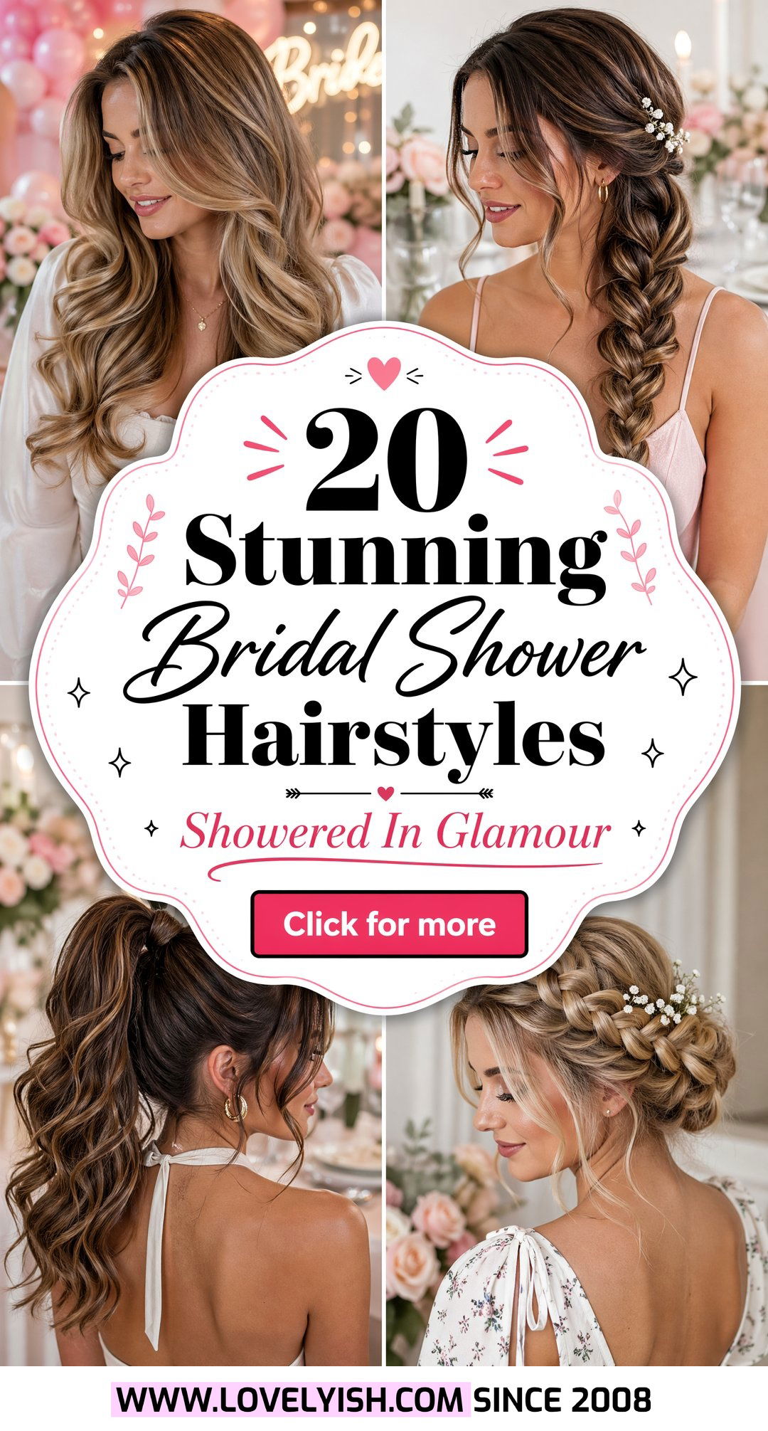 20 Stunning Bridal Shower Hairstyles for Your Celebration - 20 Stunning Bridal Shower Hairstyles for Your Celebration