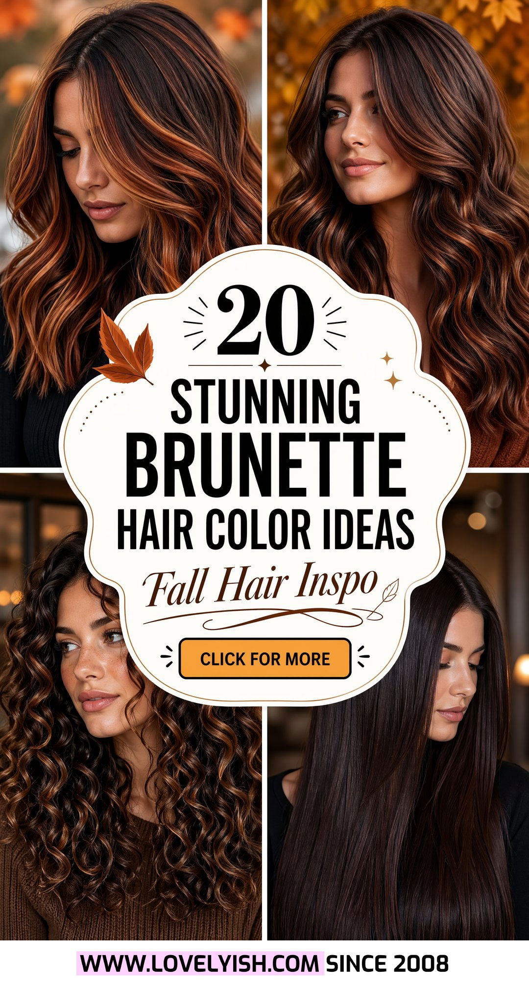 20 Stunning Brunette Hair Color Ideas For Fall To Try Now - 20 Stunning Brunette Hair Color Ideas For Fall To Try Now