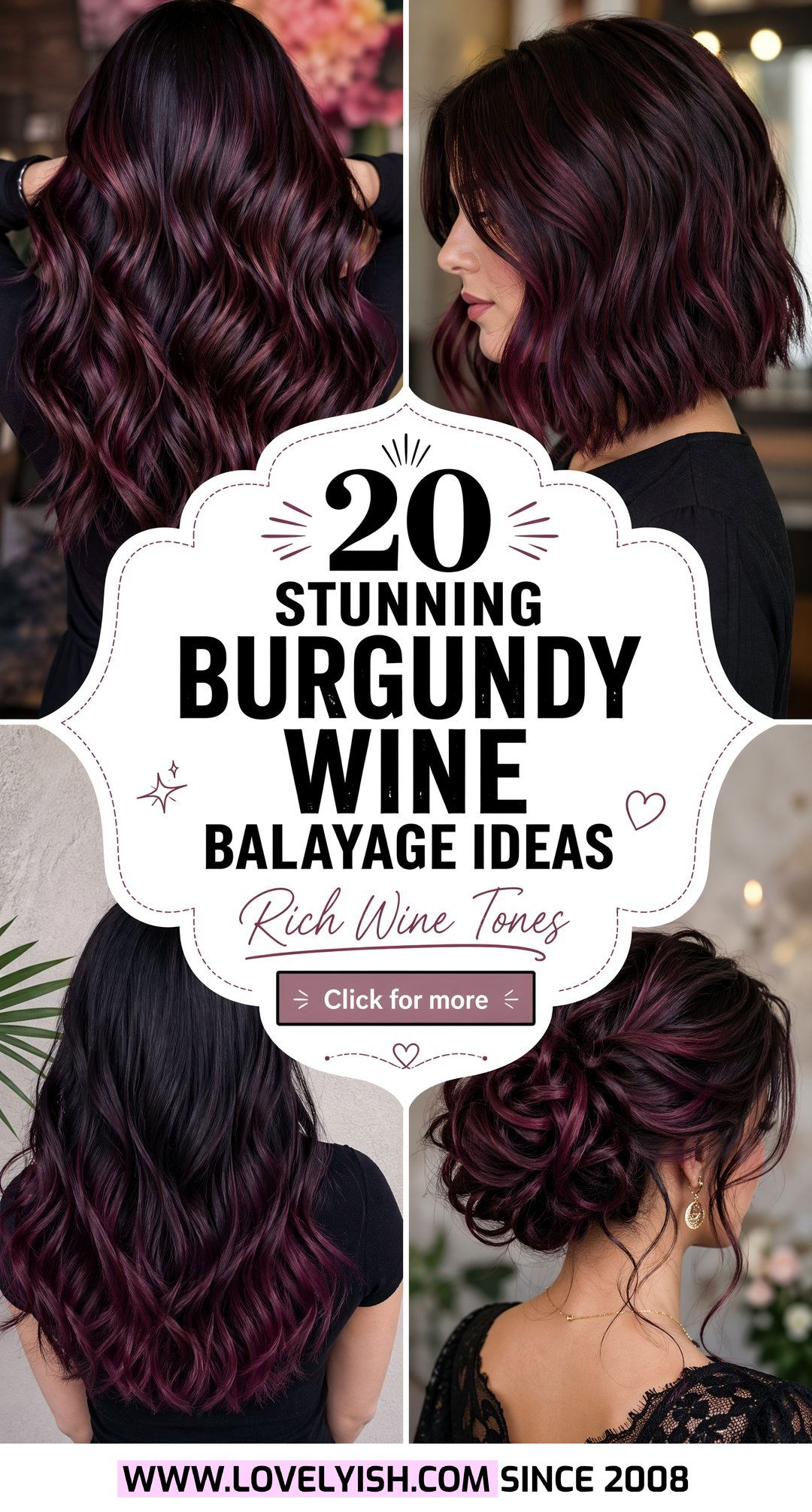 20 Stunning Burgundy Wine Balayage Ideas For A Rich Look - 20 Stunning Burgundy Wine Balayage Ideas For A Rich Look