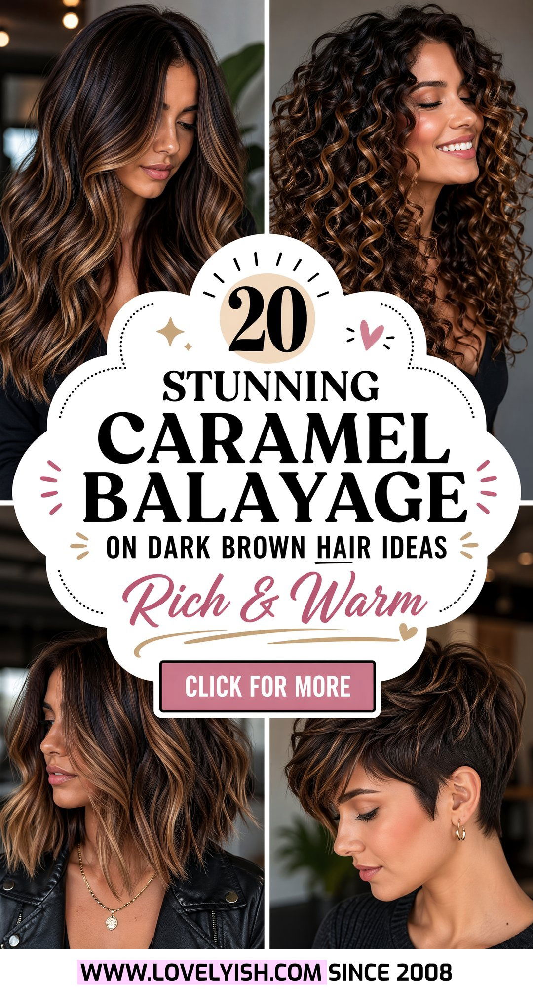 20 Stunning Caramel Balayage on Dark Brown Hair Looks to Try - 20 Stunning Caramel Balayage on Dark Brown Hair Looks to Try
