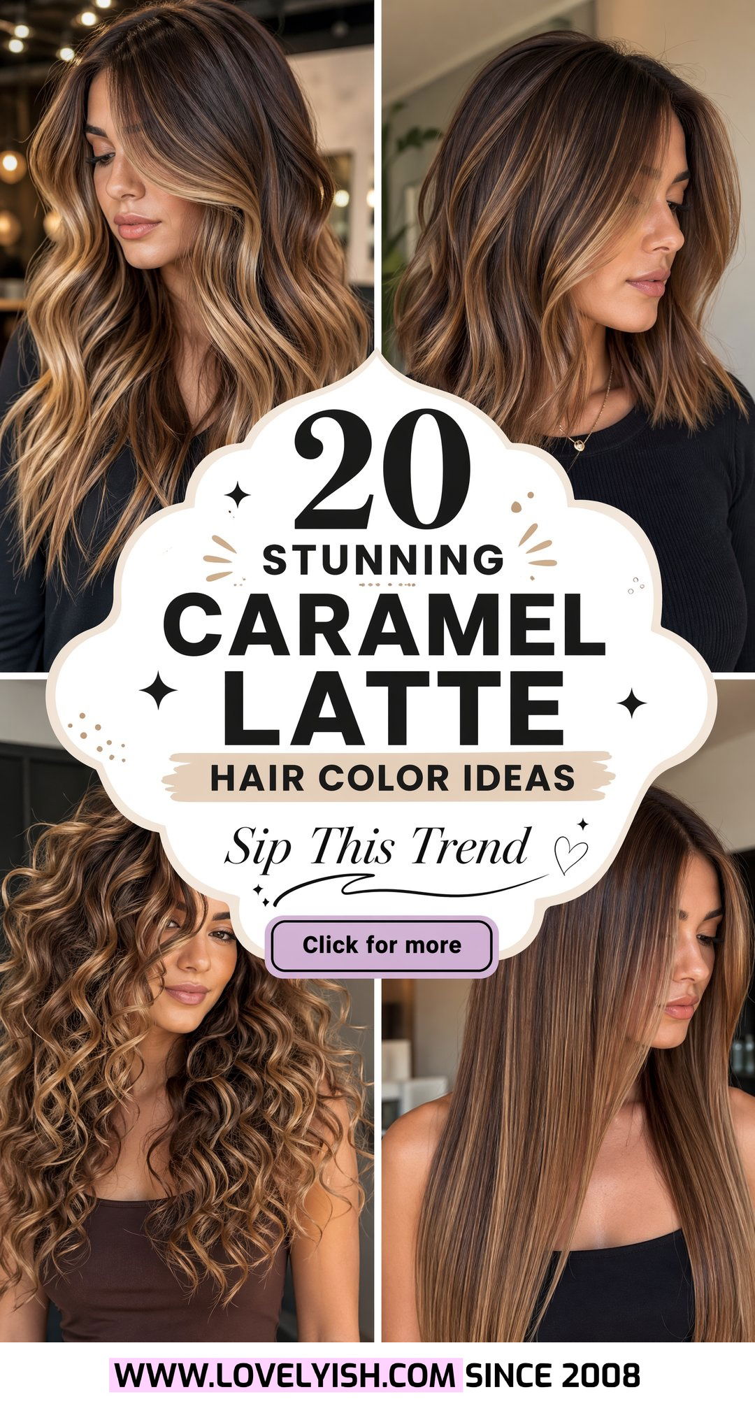 20 Stunning Caramel Latte Hair Color Ideas You Need to Try - 20 Stunning Caramel Latte Hair Color Ideas You Need to Try