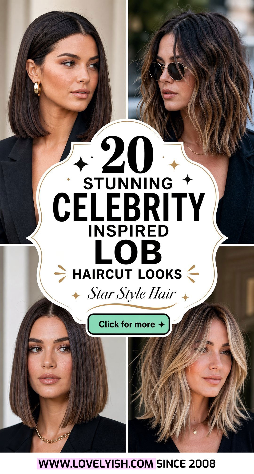20 Stunning Celebrity Inspired Lob Haircut Looks to Try - 20 Stunning Celebrity Inspired Lob Haircut Looks to Try