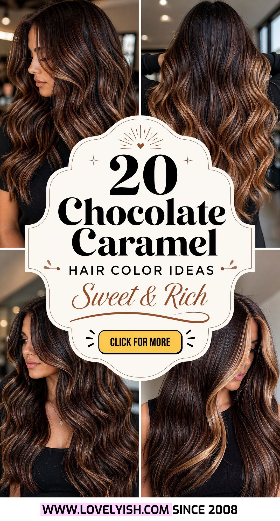 20 Stunning Chocolate Caramel Hair Color Ideas for 2024 - 20 Stunning Chocolate Caramel Hair Color Ideas for 2024