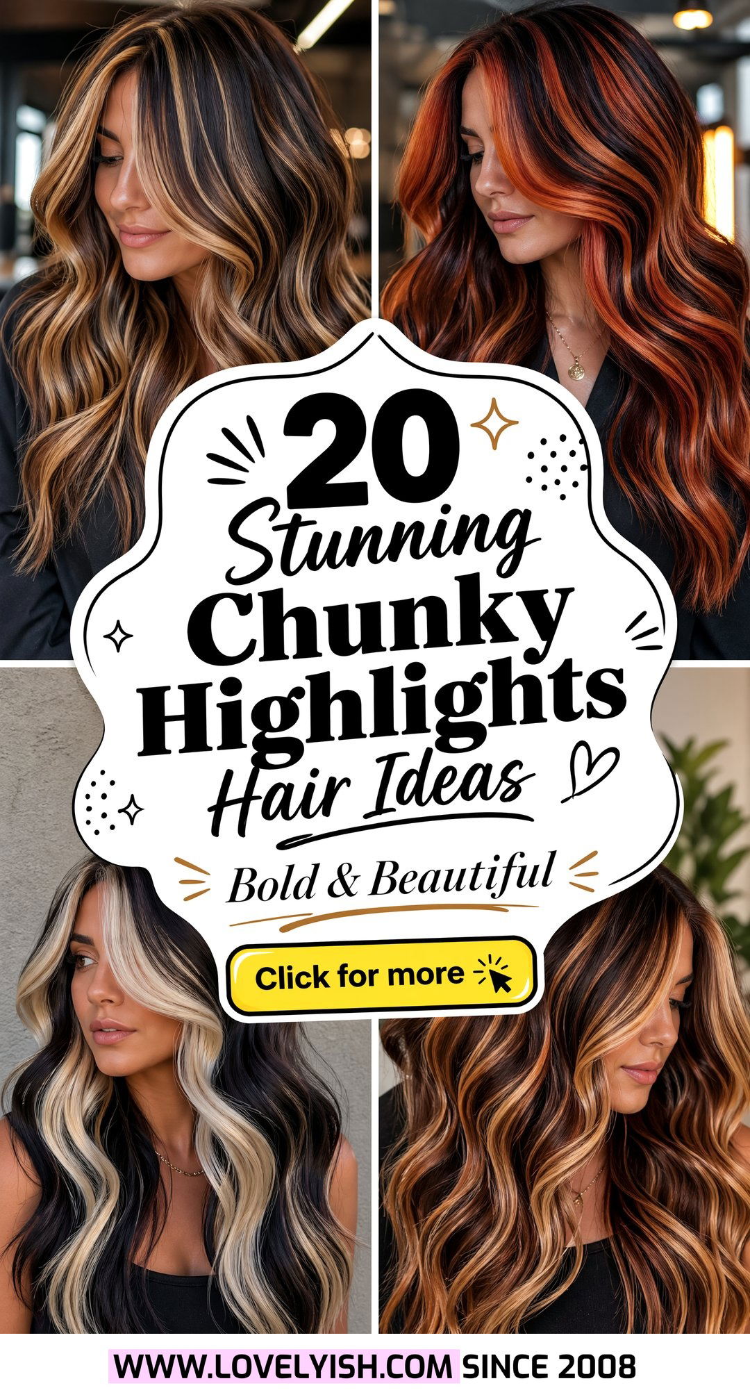 20 Stunning Chunky Highlights Hair Ideas to Try Right Now - 20 Stunning Chunky Highlights Hair Ideas to Try Right Now