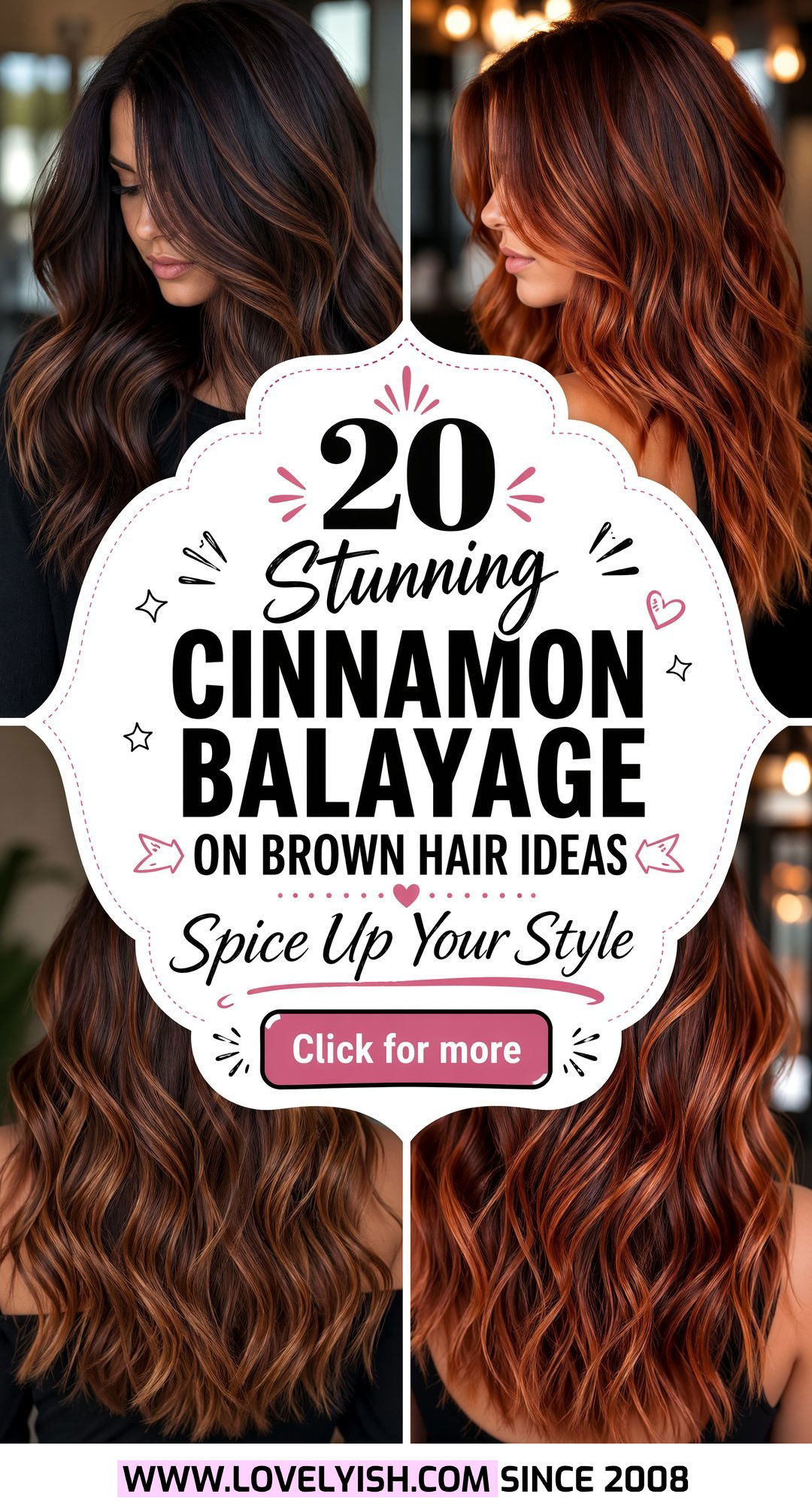 20 Stunning Cinnamon Balayage on Brown Hair Ideas to Love - 20 Stunning Cinnamon Balayage on Brown Hair Ideas to Love