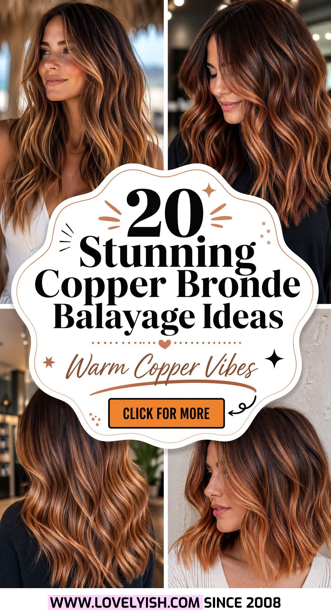 20 Stunning Copper Bronde Balayage Ideas for Your Next Look - 20 Stunning Copper Bronde Balayage Ideas for Your Next Look