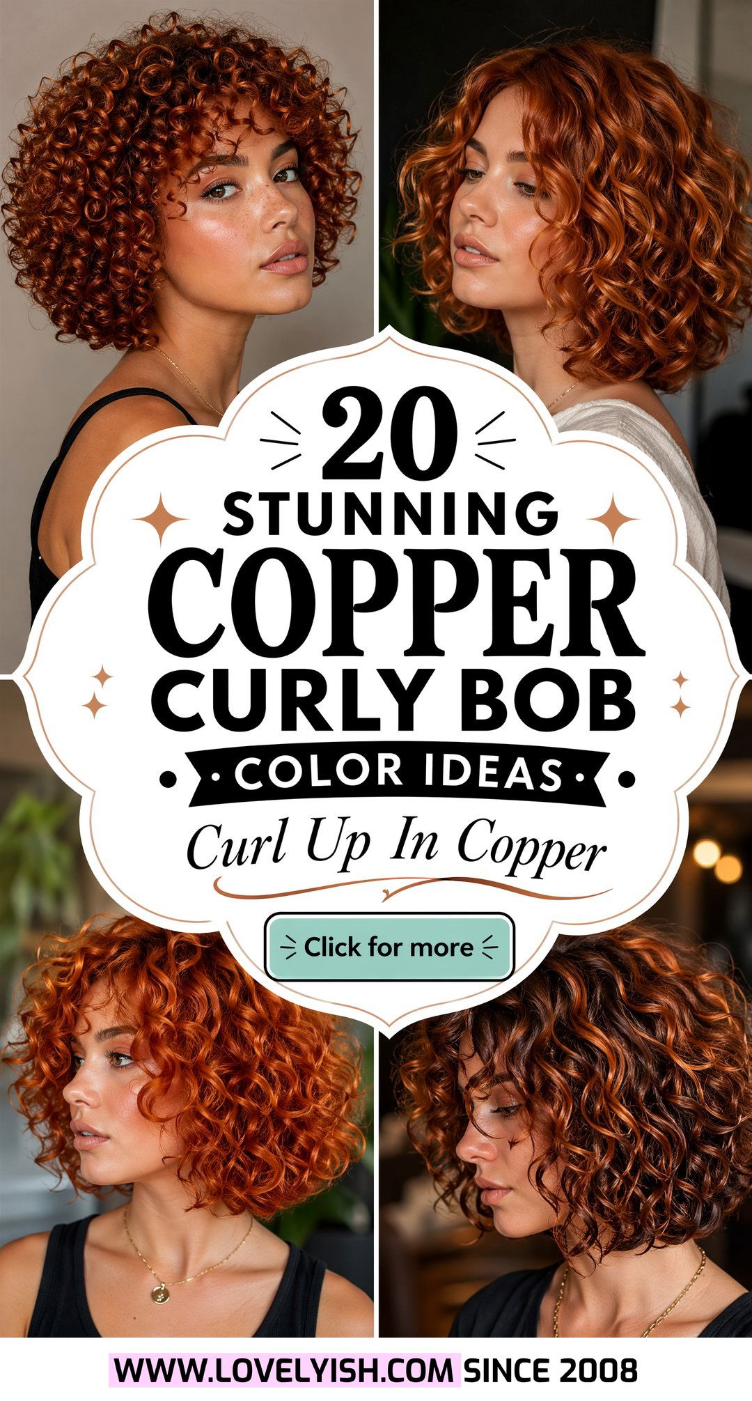 20 Stunning Copper Curly Bob Color Ideas to Try This Year - 20 Stunning Copper Curly Bob Color Ideas to Try This Year