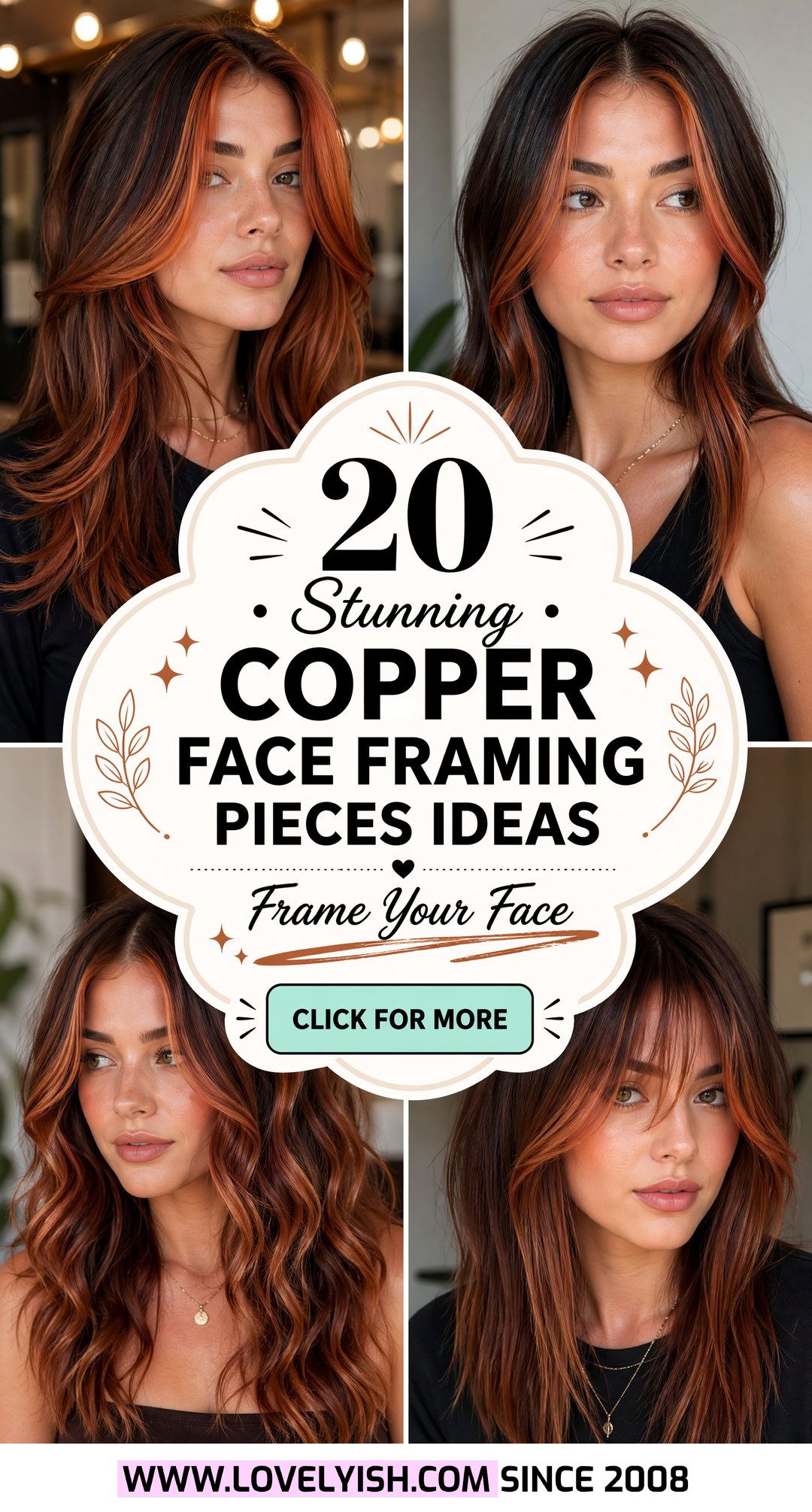 20 Stunning Copper Face Framing Pieces For Your Next Look - 20 Stunning Copper Face Framing Pieces For Your Next Look