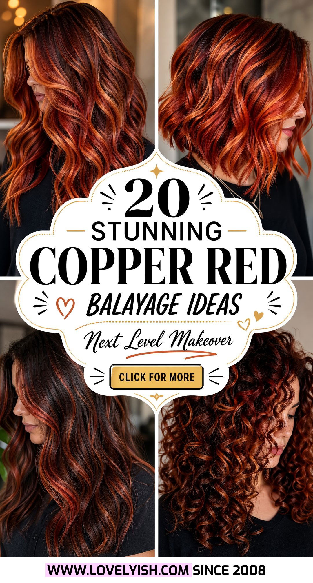 20 Stunning Copper Red Balayage Ideas for Your Next Makeover - 20 Stunning Copper Red Balayage Ideas for Your Next Makeover
