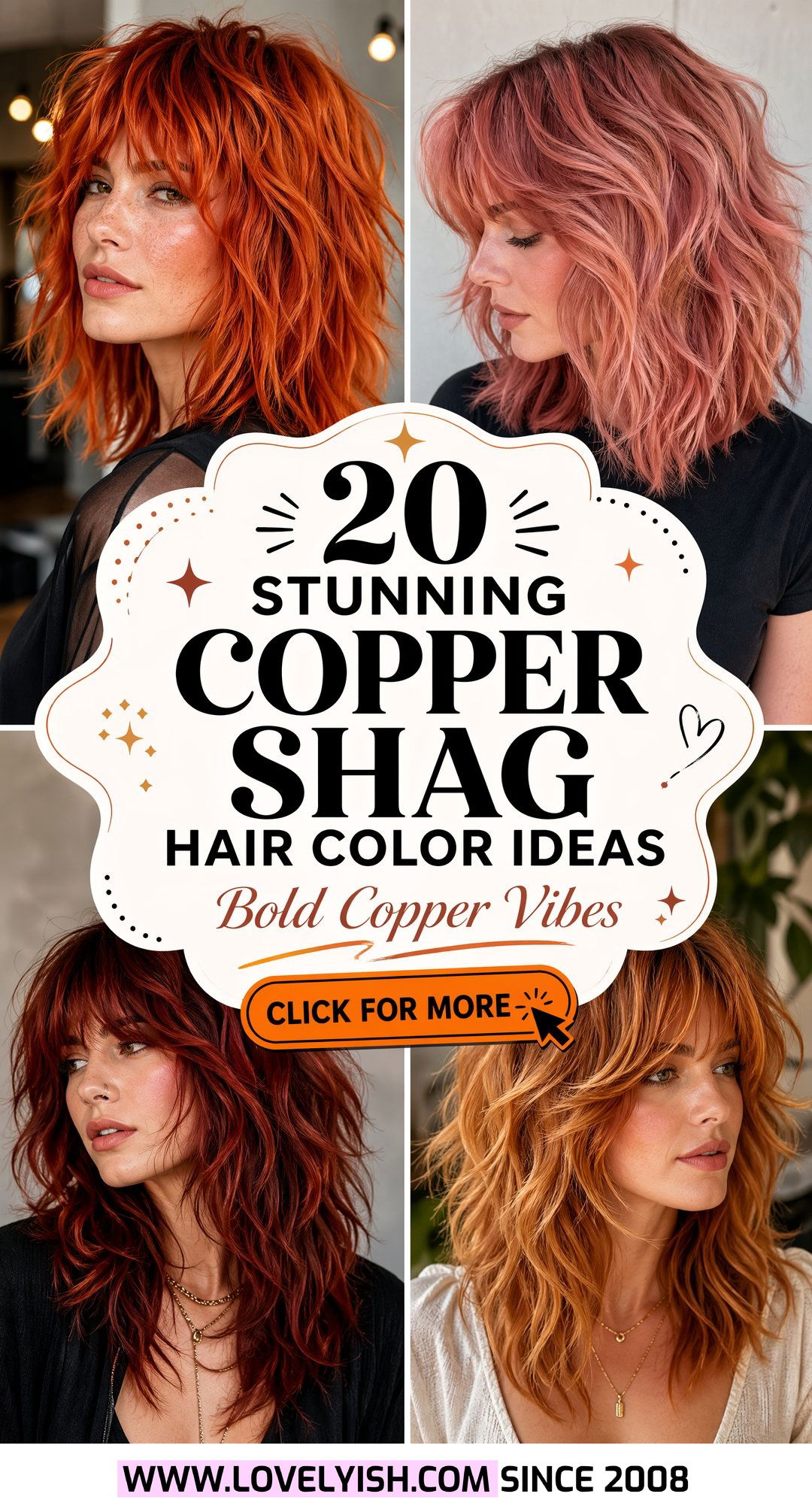 20 Stunning Copper Shag Hair Color Ideas for Your Next Look - 20 Stunning Copper Shag Hair Color Ideas for Your Next Look