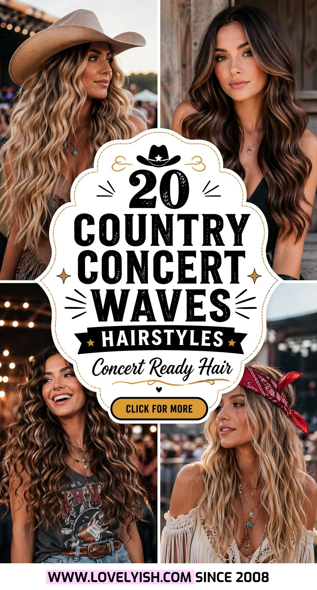 20 Stunning Country Concert Waves Hairstyle Ideas to Try - 20 Stunning Country Concert Waves Hairstyle Ideas to Try