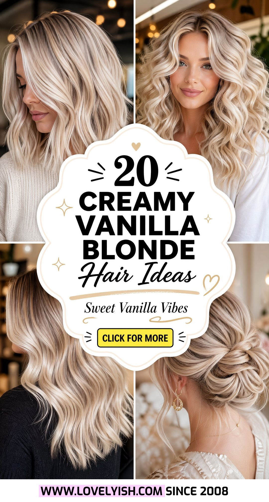 20 Stunning Creamy Vanilla Blonde Hair Ideas for This Year - 20 Stunning Creamy Vanilla Blonde Hair Ideas for This Year