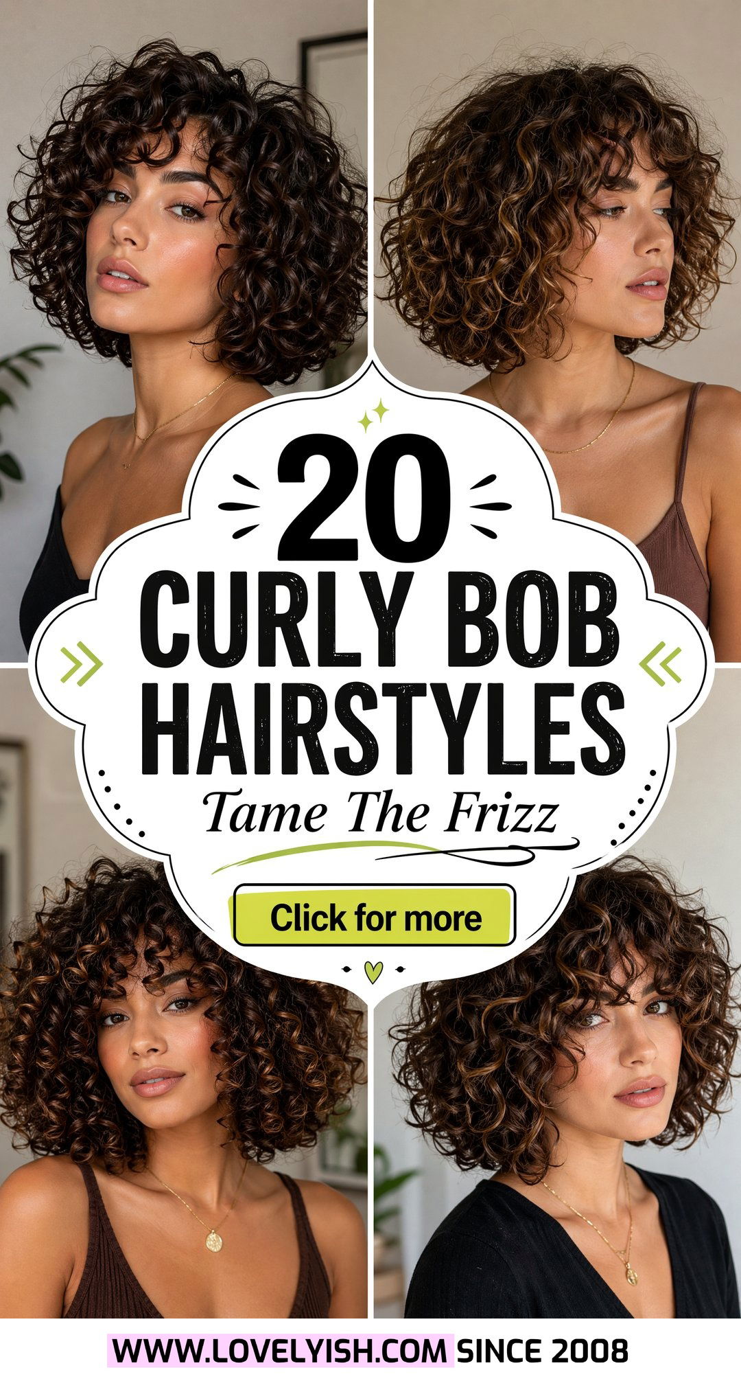 20 Stunning Curly Bob Hairstyles for Thick and Frizzy Hair - 20 Stunning Curly Bob Hairstyles for Thick & Frizzy Hair