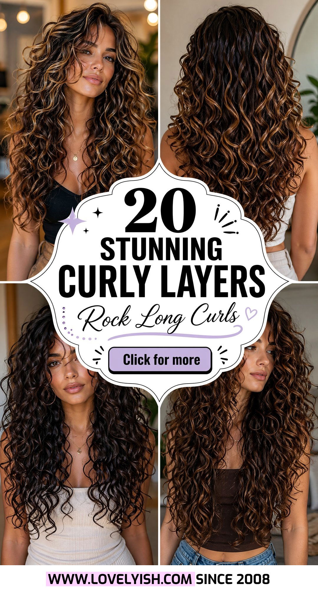 20 Stunning Curly Layers For Long Hair Women To Rock Now - 20 Stunning Curly Layers For Long Hair Women To Rock Now