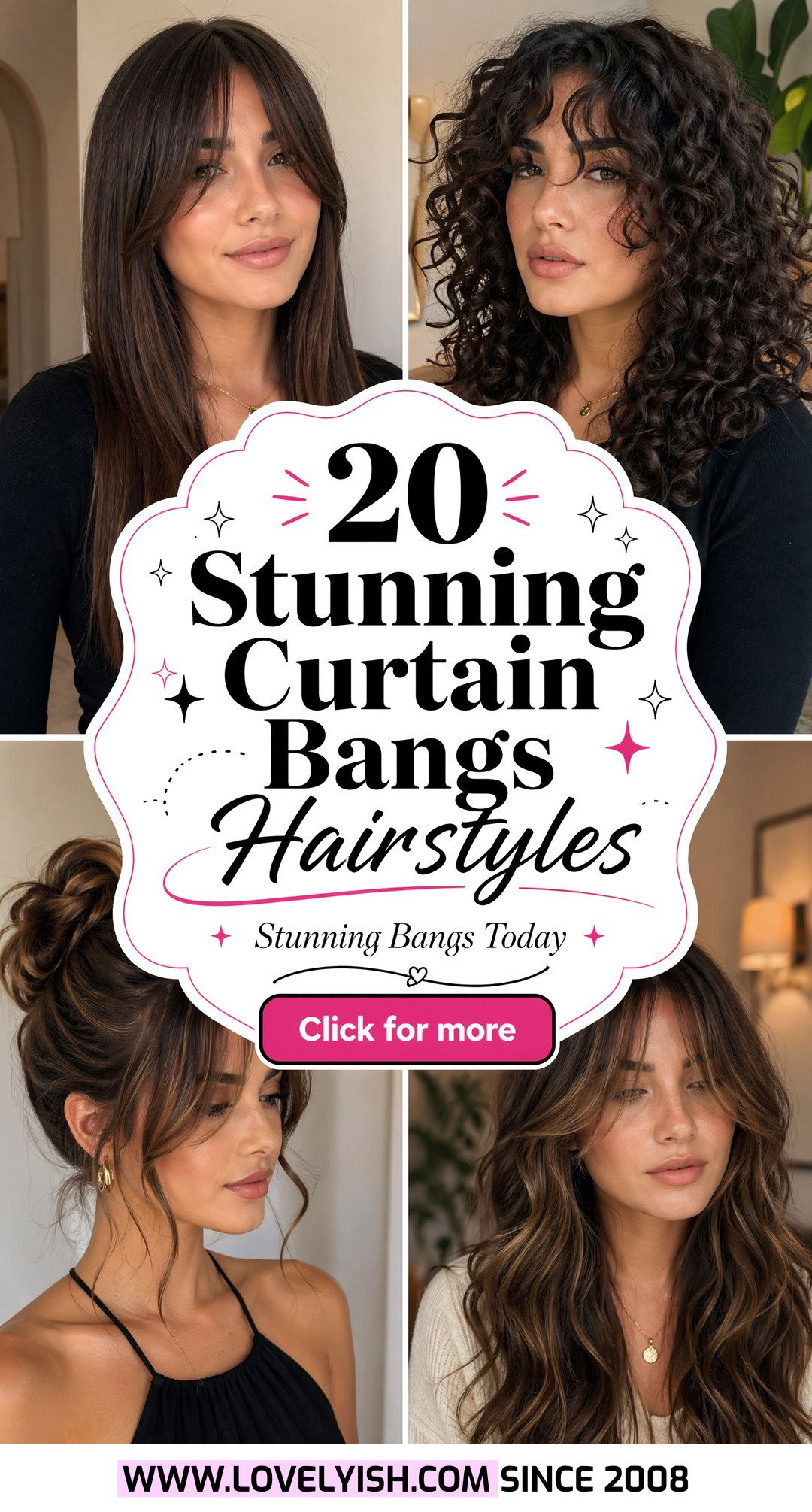 20 Stunning Curtain Bangs Hairstyles You Need to Try Today - 20 Stunning Curtain Bangs Hairstyles You Need to Try Today