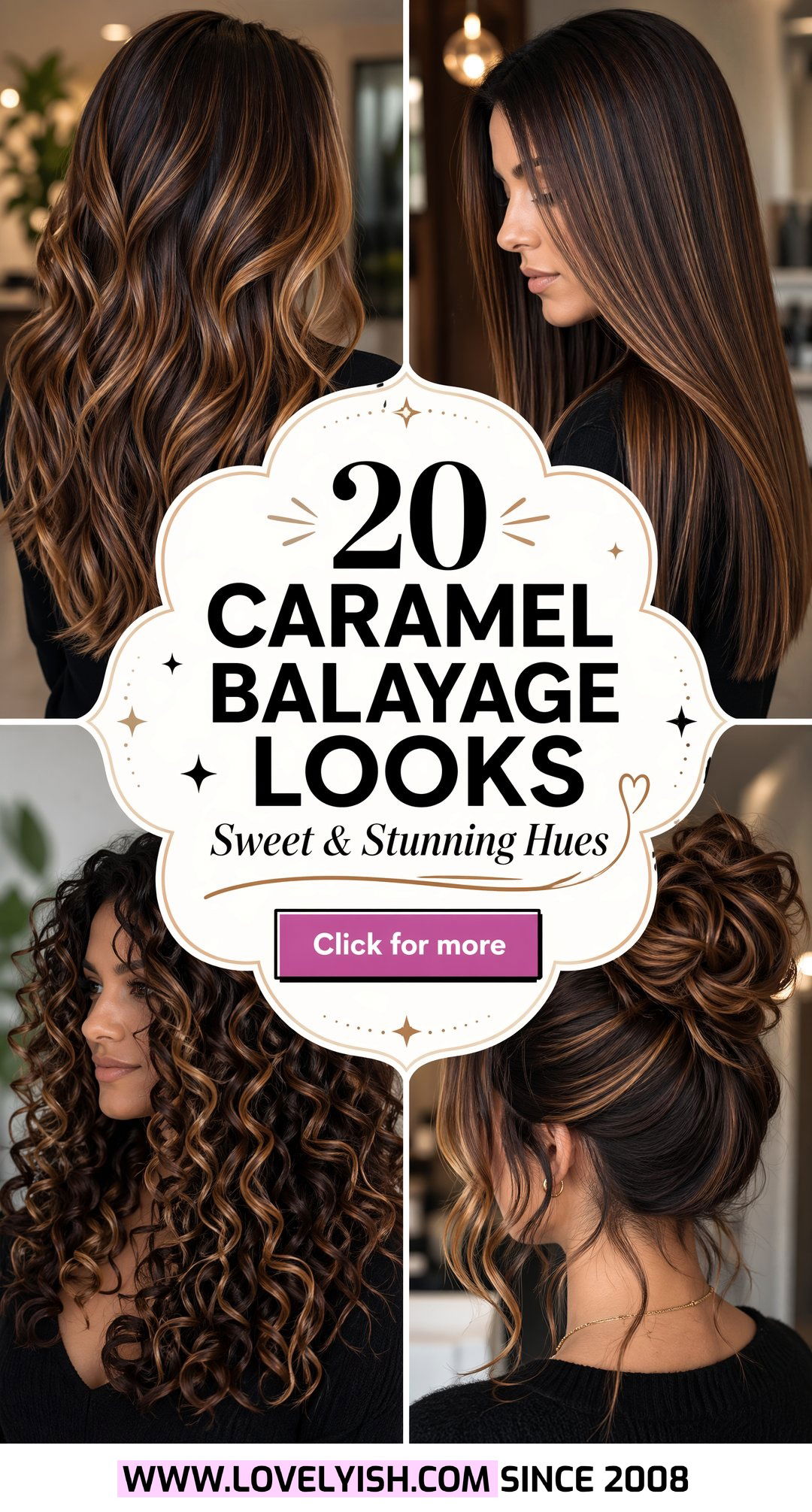 20 Stunning Dark Brown Hair With Caramel Balayage Looks - 20 Stunning Dark Brown Hair With Caramel Balayage Looks