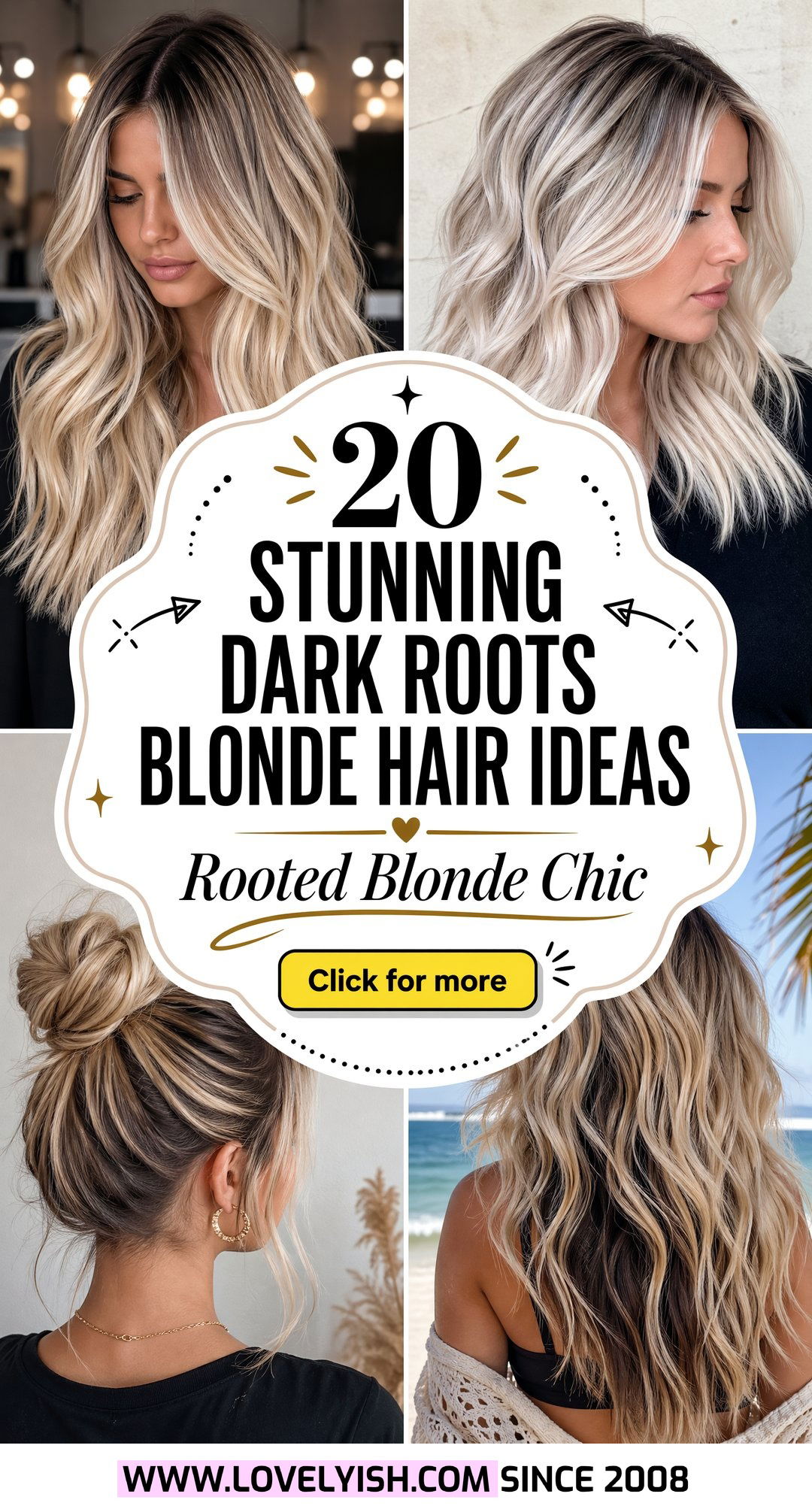 20 Stunning Dark Roots Blonde Hair Ideas for a Chic Look - 20 Stunning Dark Roots Blonde Hair Ideas for a Chic Look