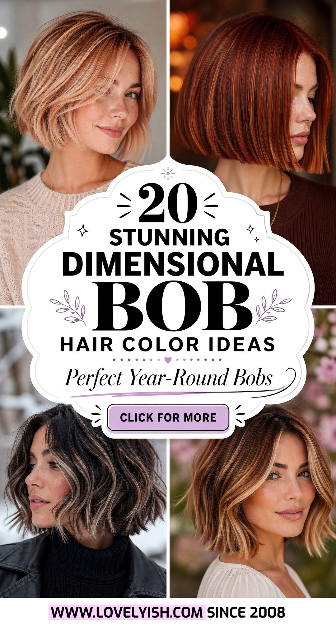 20 Stunning Dimensional Bob Hair Color Ideas for Every Season - 20 Stunning Dimensional Bob Hair Color Ideas for Every Season