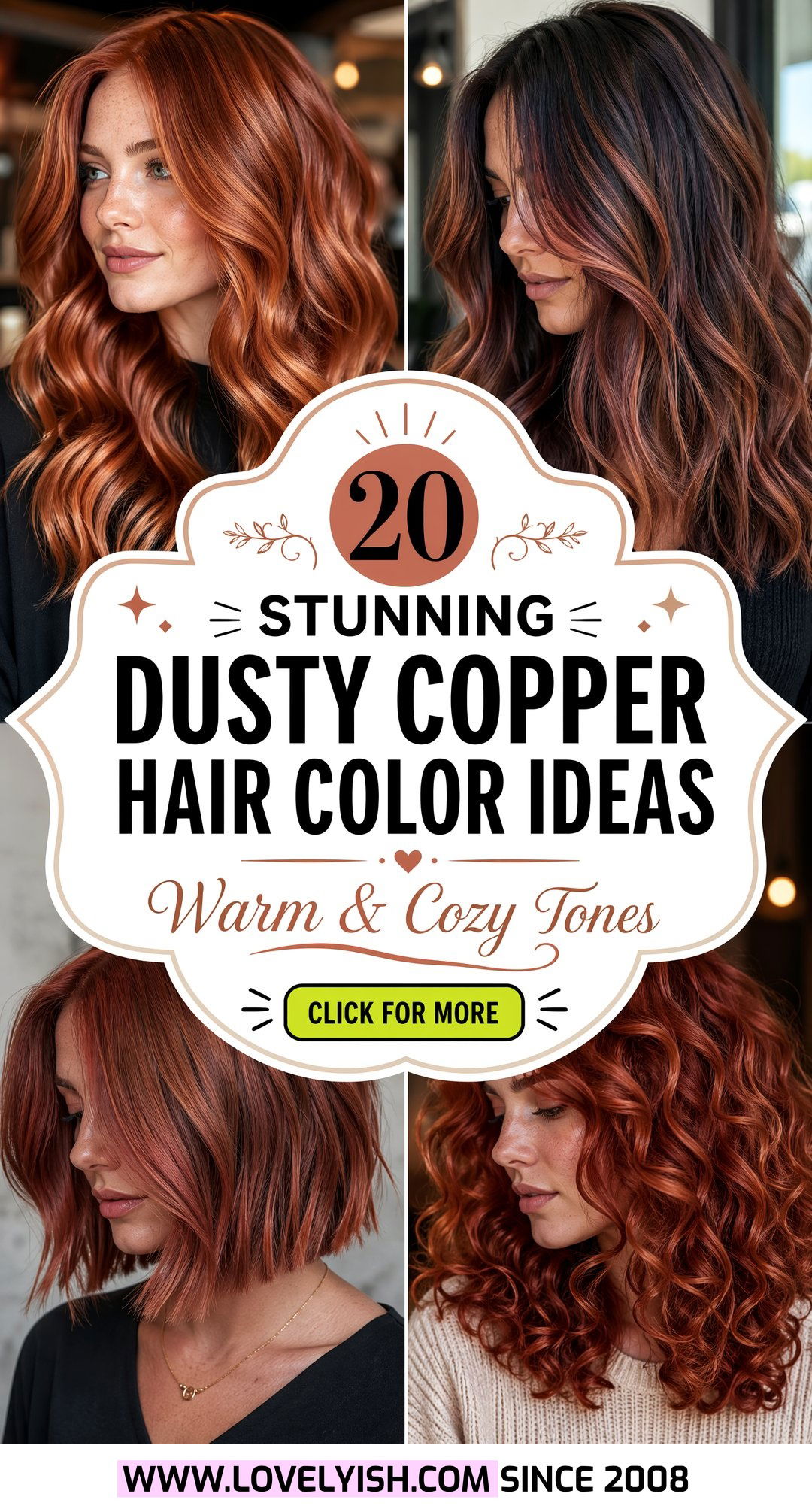 20 Stunning Dusty Copper Hair Color Ideas for a Warm Look - 20 Stunning Dusty Copper Hair Color Ideas for a Warm Look