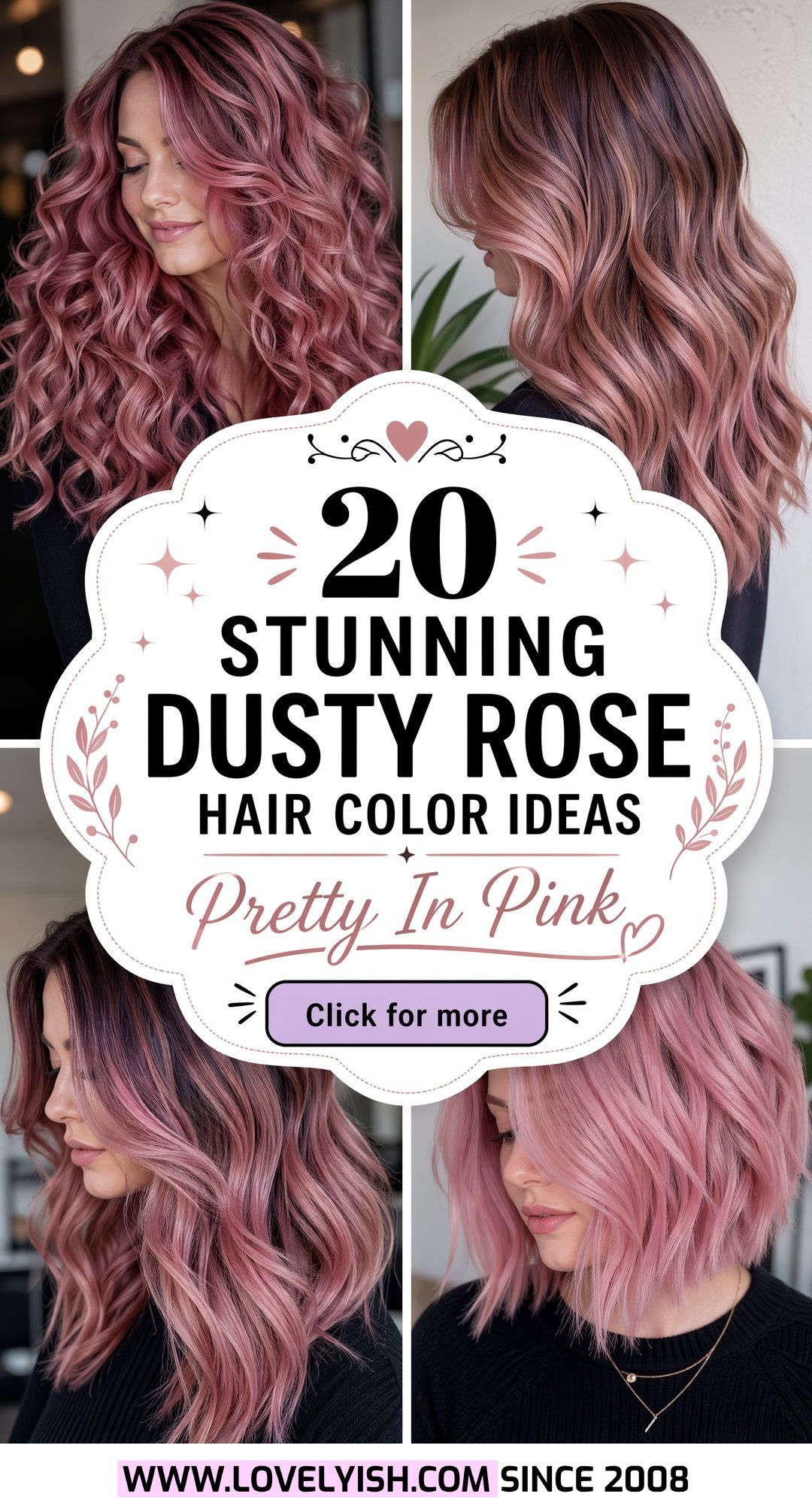 20 Stunning Dusty Rose Hair Color Ideas for Your Next Look - 20 Stunning Dusty Rose Hair Color Ideas for Your Next Look