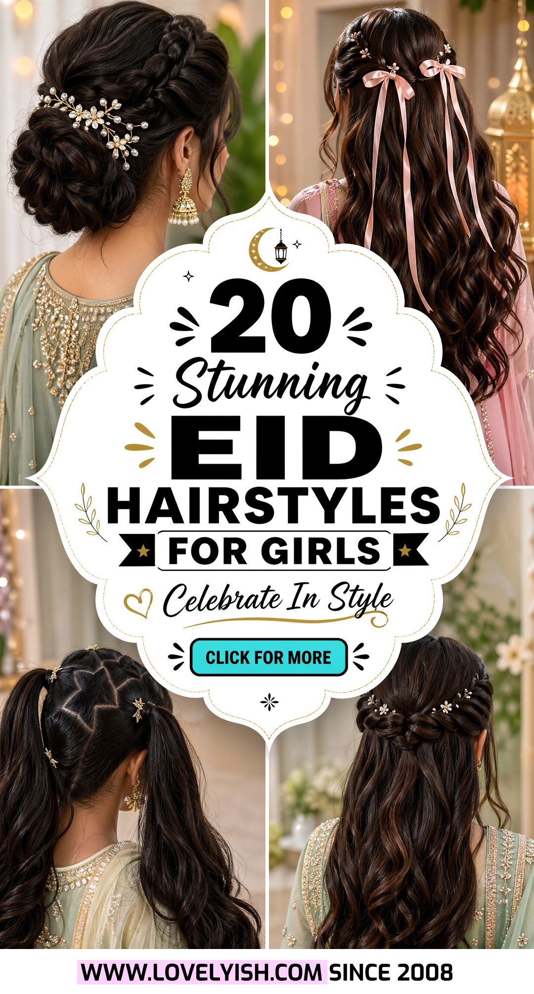 20 Stunning Eid Hairstyles for Girls to Celebrate in Style - 20 Stunning Eid Hairstyles for Girls to Celebrate in Style