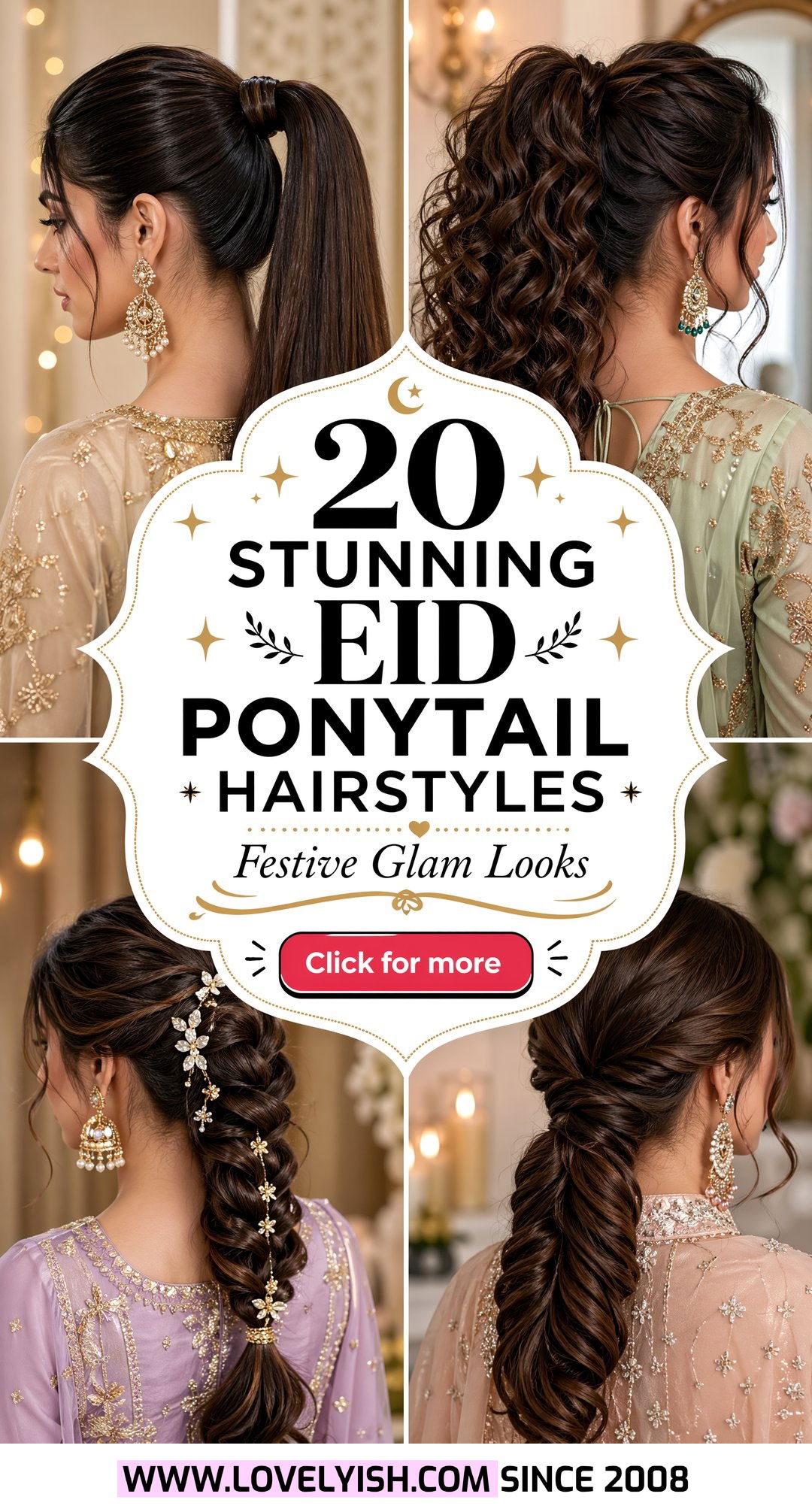 20 Stunning Eid Ponytail Hairstyles to Elevate Your Look - 20 Stunning Eid Ponytail Hairstyles to Elevate Your Look