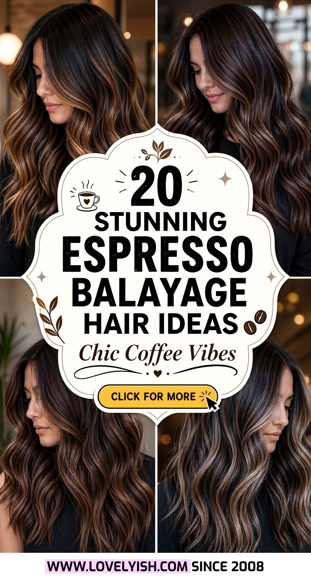 20 Stunning Espresso Balayage Hair Ideas for a Chic Look - 20 Stunning Espresso Balayage Hair Ideas for a Chic Look