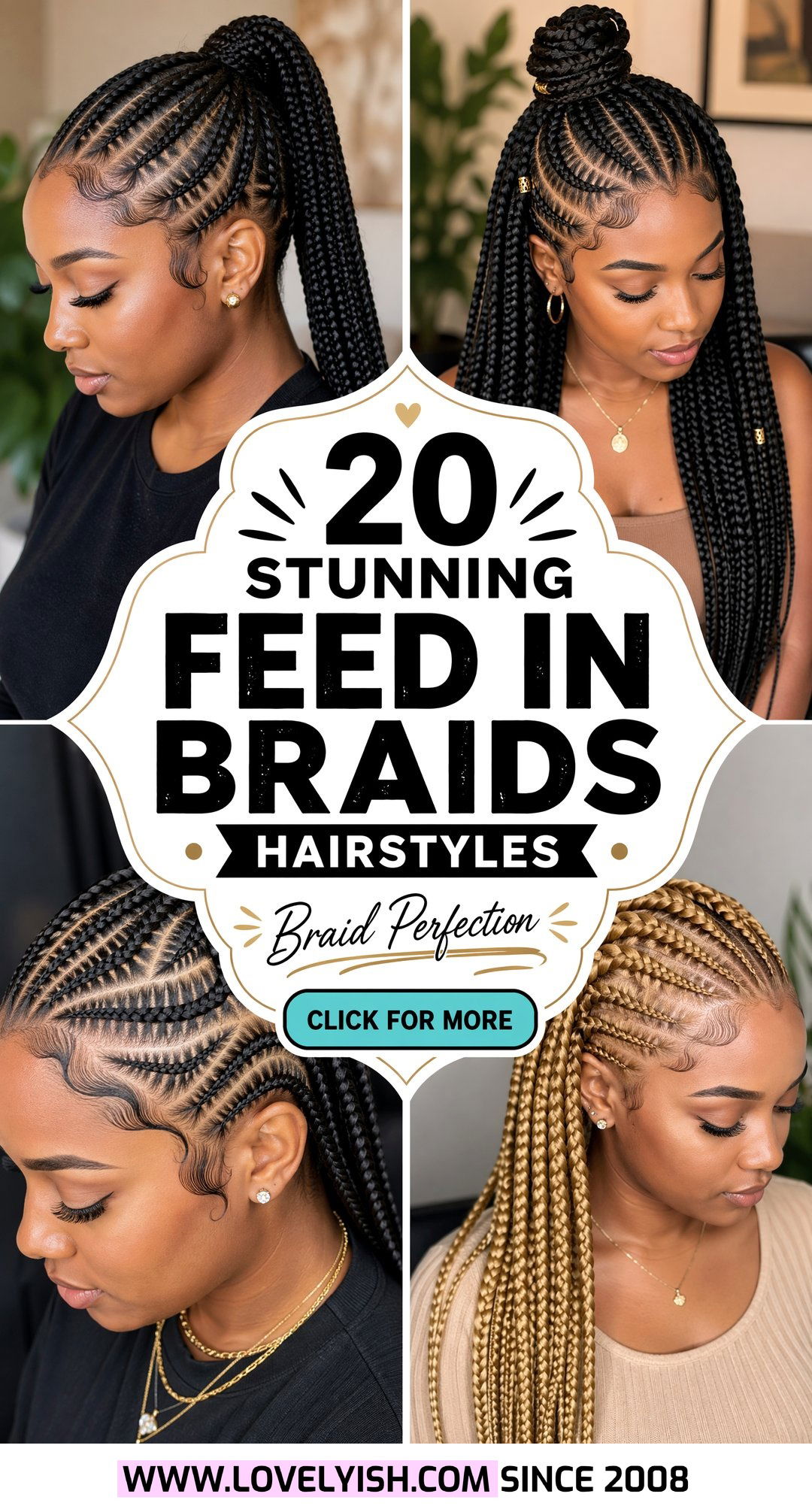 20 Stunning Feed in Braids Hairstyles to Try Right Now! - 20 Stunning Feed in Braids Hairstyles to Try Right Now!