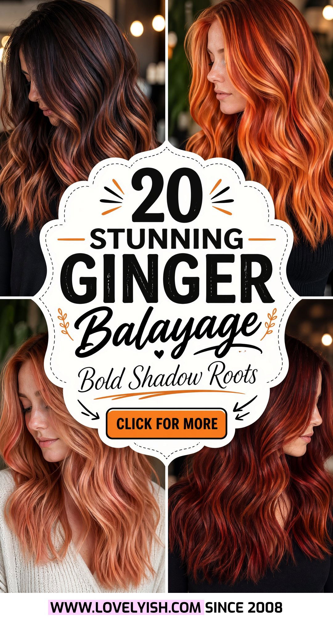 20 Stunning Ginger Balayage With Shadow Root Looks to Copy - 20 Stunning Ginger Balayage With Shadow Root Looks to Copy