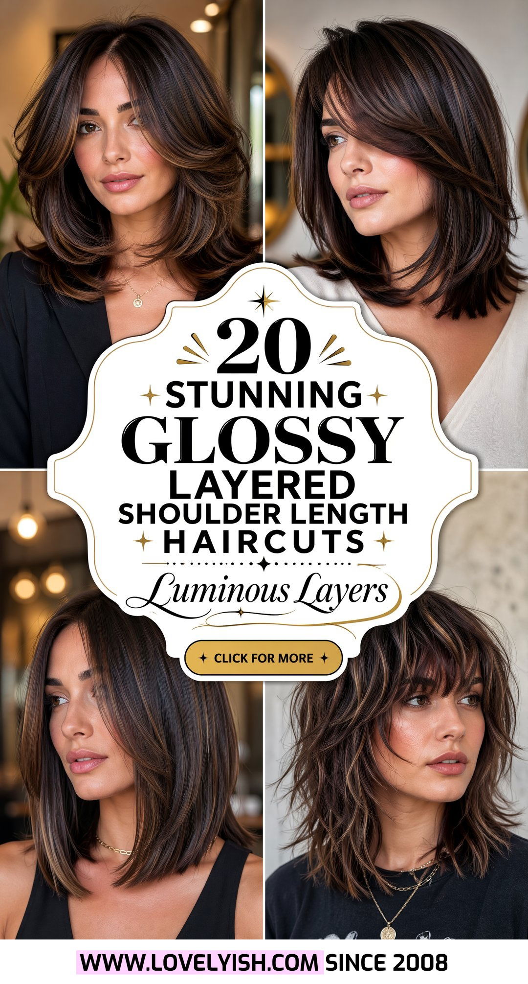 20 Stunning Glossy Layered Shoulder Length Haircut Ideas - 20 Stunning Glossy Layered Shoulder Length Haircut Ideas