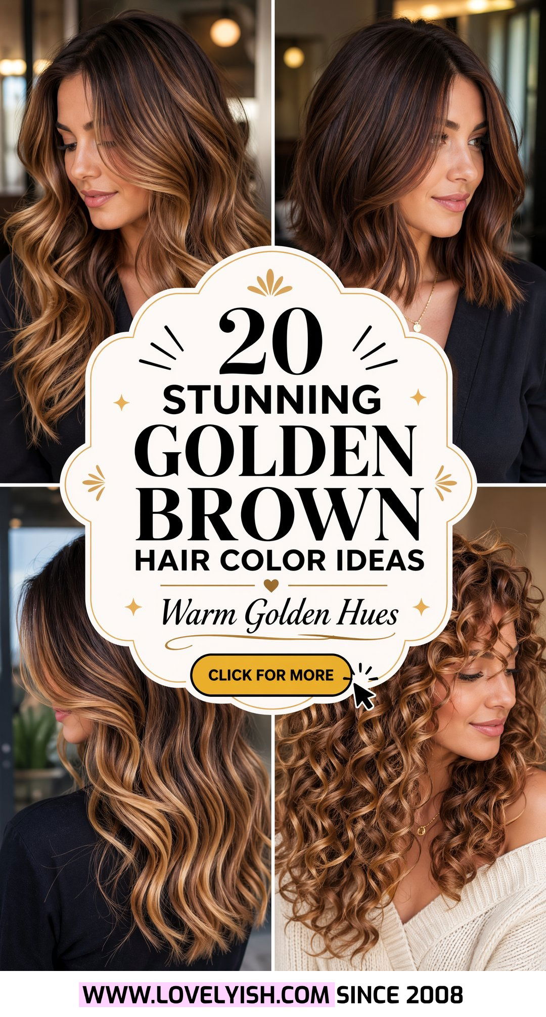 20 Stunning Golden Brown Hair Color Ideas to Inspire You - 20 Stunning Golden Brown Hair Color Ideas to Inspire You