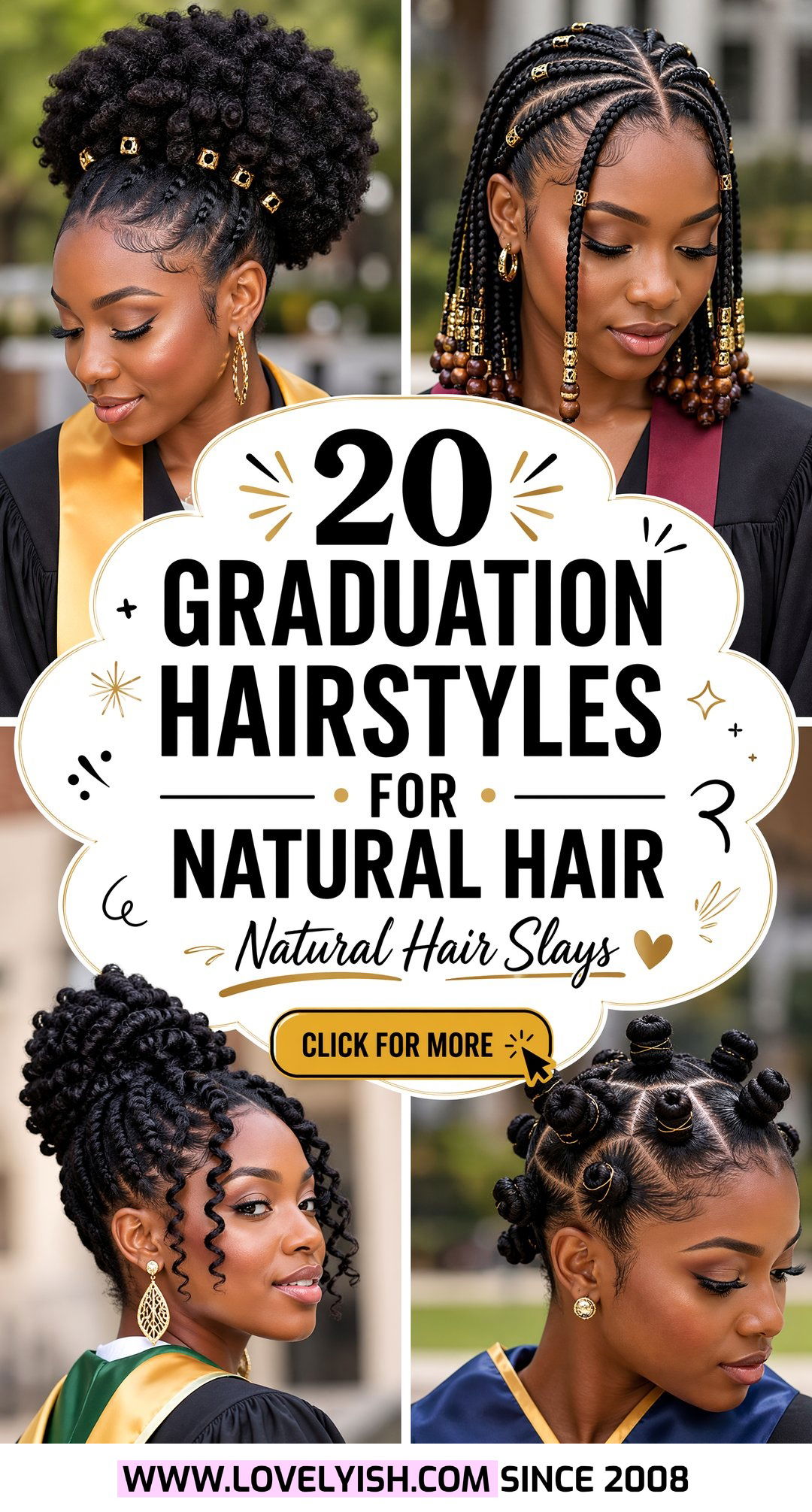 20 Stunning Graduation Hairstyles For Natural Hair To Try - 20 Stunning Graduation Hairstyles For Natural Hair To Try