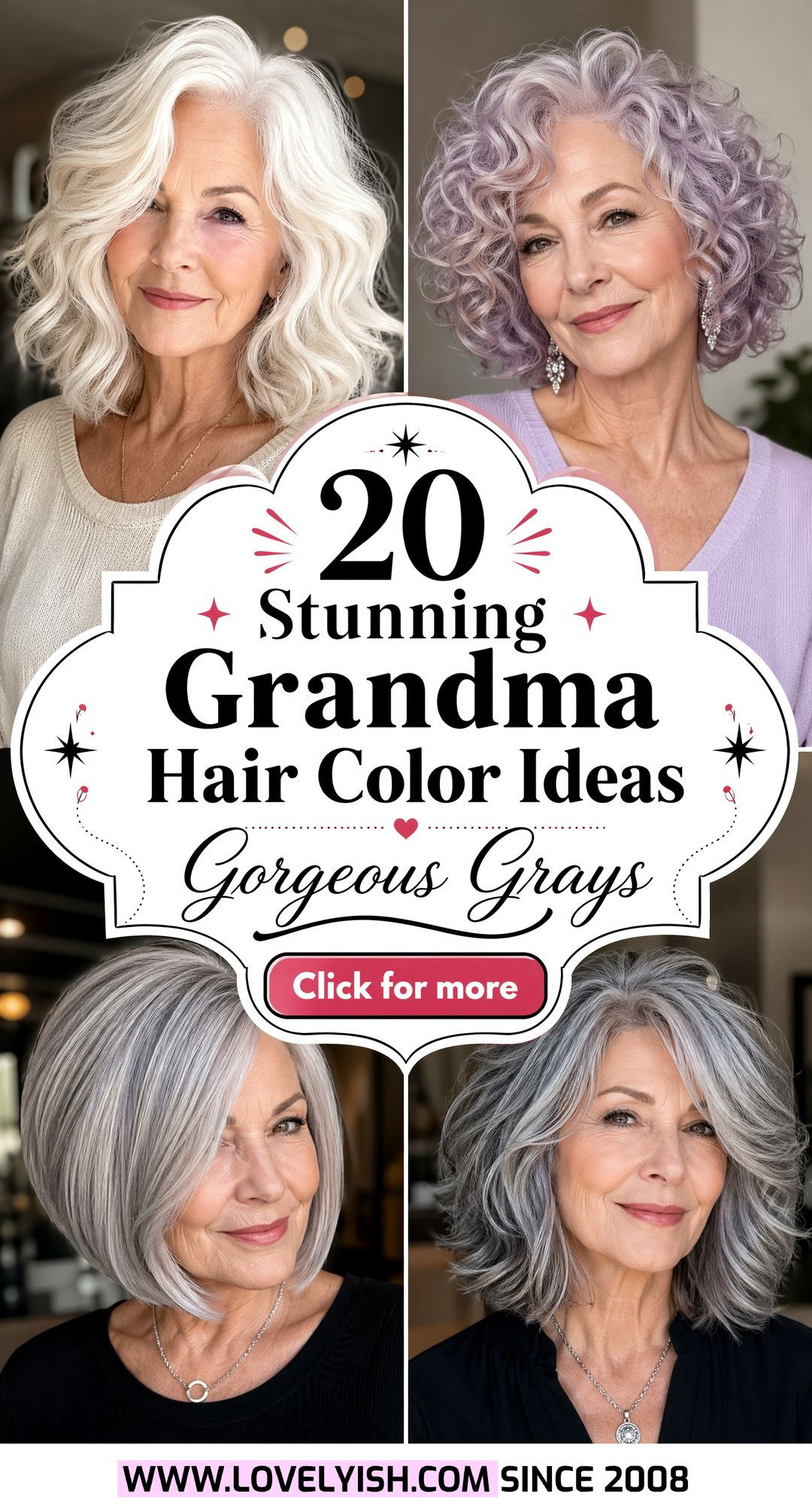 20 Stunning Grandma Hair Color Ideas You Will Absolutely Love - 20 Stunning Grandma Hair Color Ideas You Will Absolutely Love