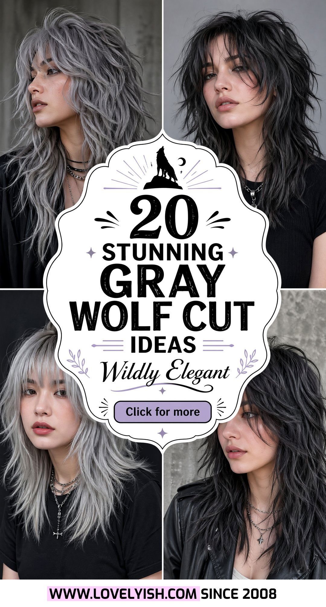 20 Stunning Gray Wolf Cut For Women Trendy Looks To Try Now - 20 Stunning Gray Wolf Cut For Women: Trendy Looks To Try Now