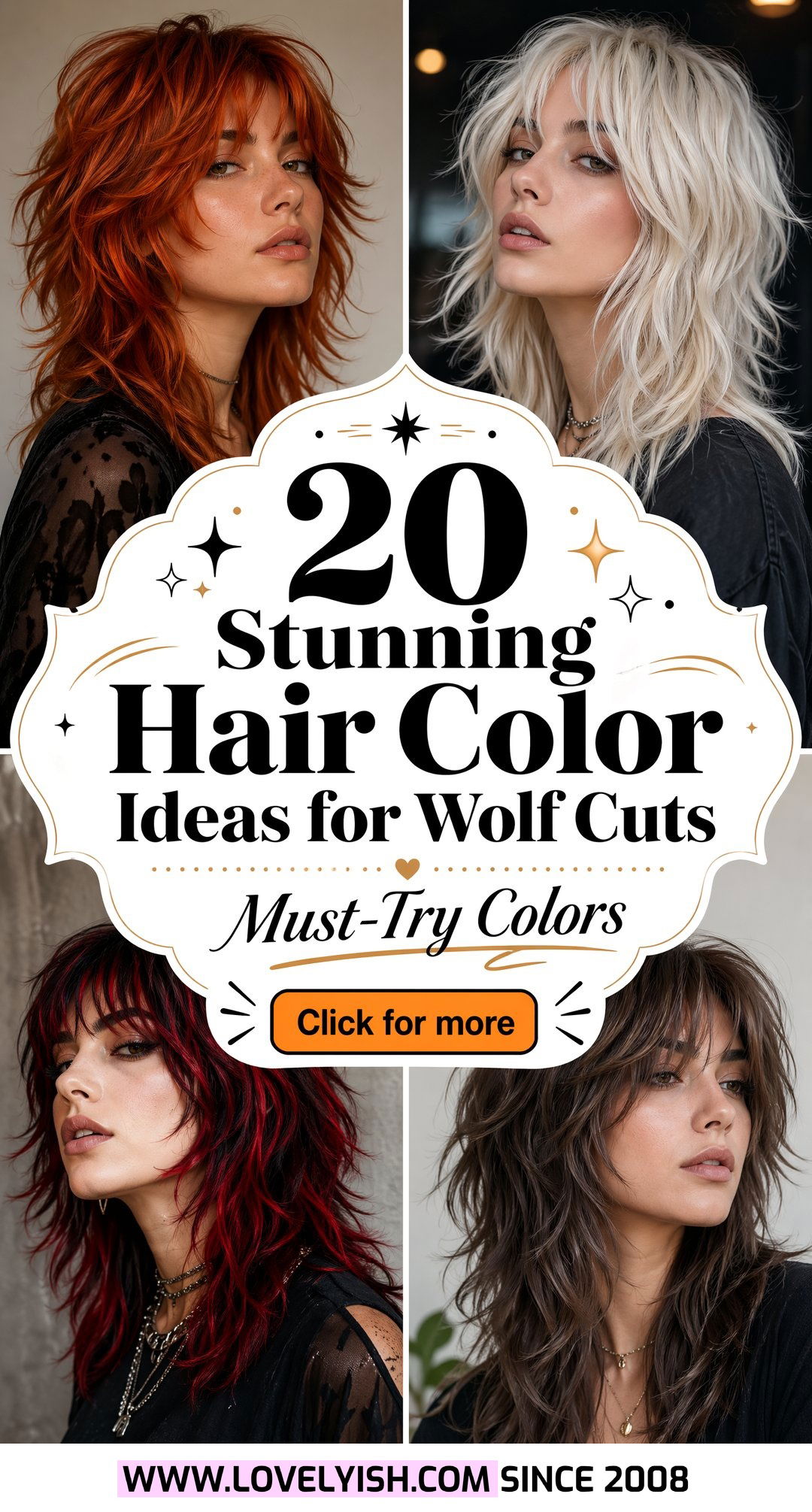 20 Stunning Hair Color Ideas for Wolf Cuts You Must Try - 20 Stunning Hair Color Ideas for Wolf Cuts You Must Try