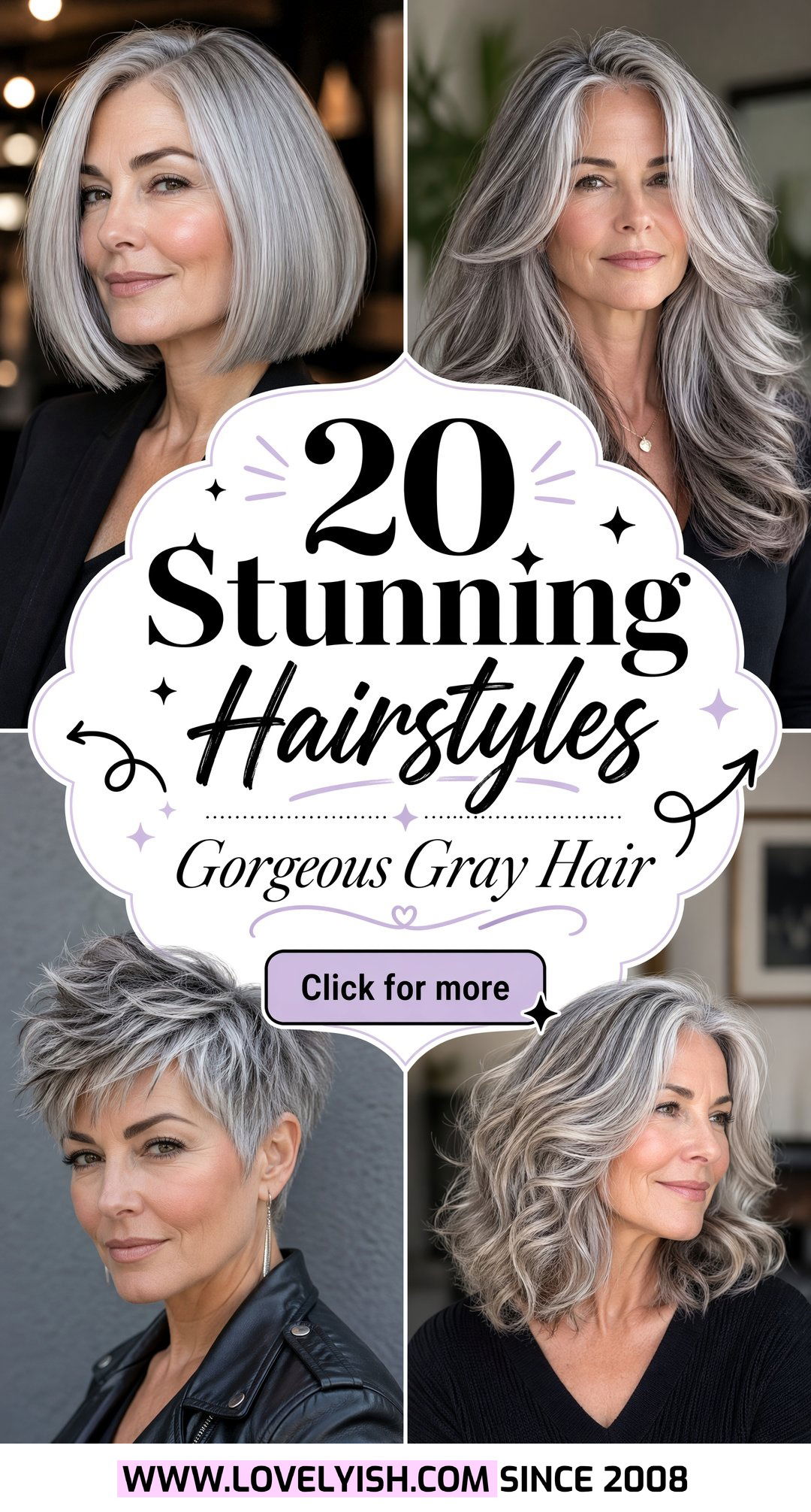 20 Stunning Hairstyles For Women With Naturally Gray Hair To Try - 20 Stunning Hairstyles For Women With Naturally Gray Hair To Try