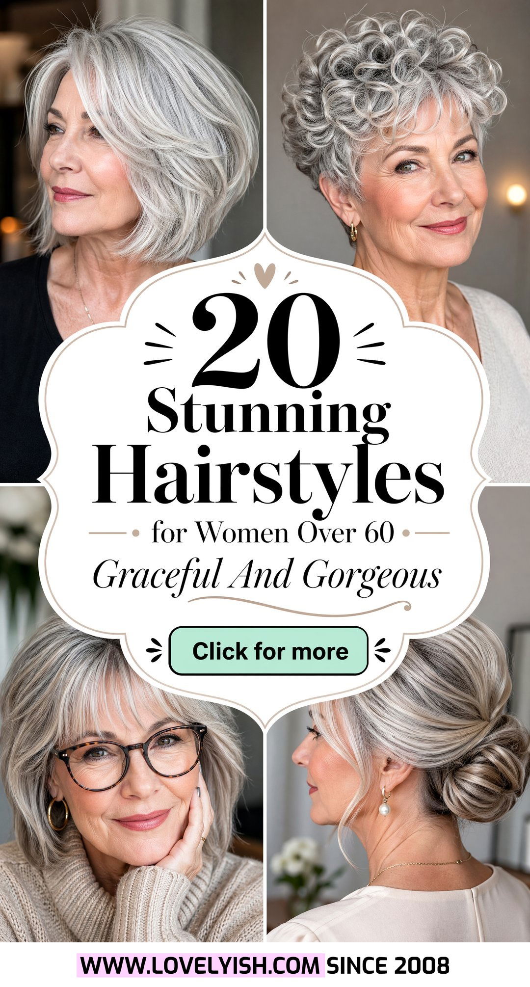 20 Stunning Hairstyles for Women Over 60 With Glasses to Try - 20 Stunning Hairstyles for Women Over 60 With Glasses to Try
