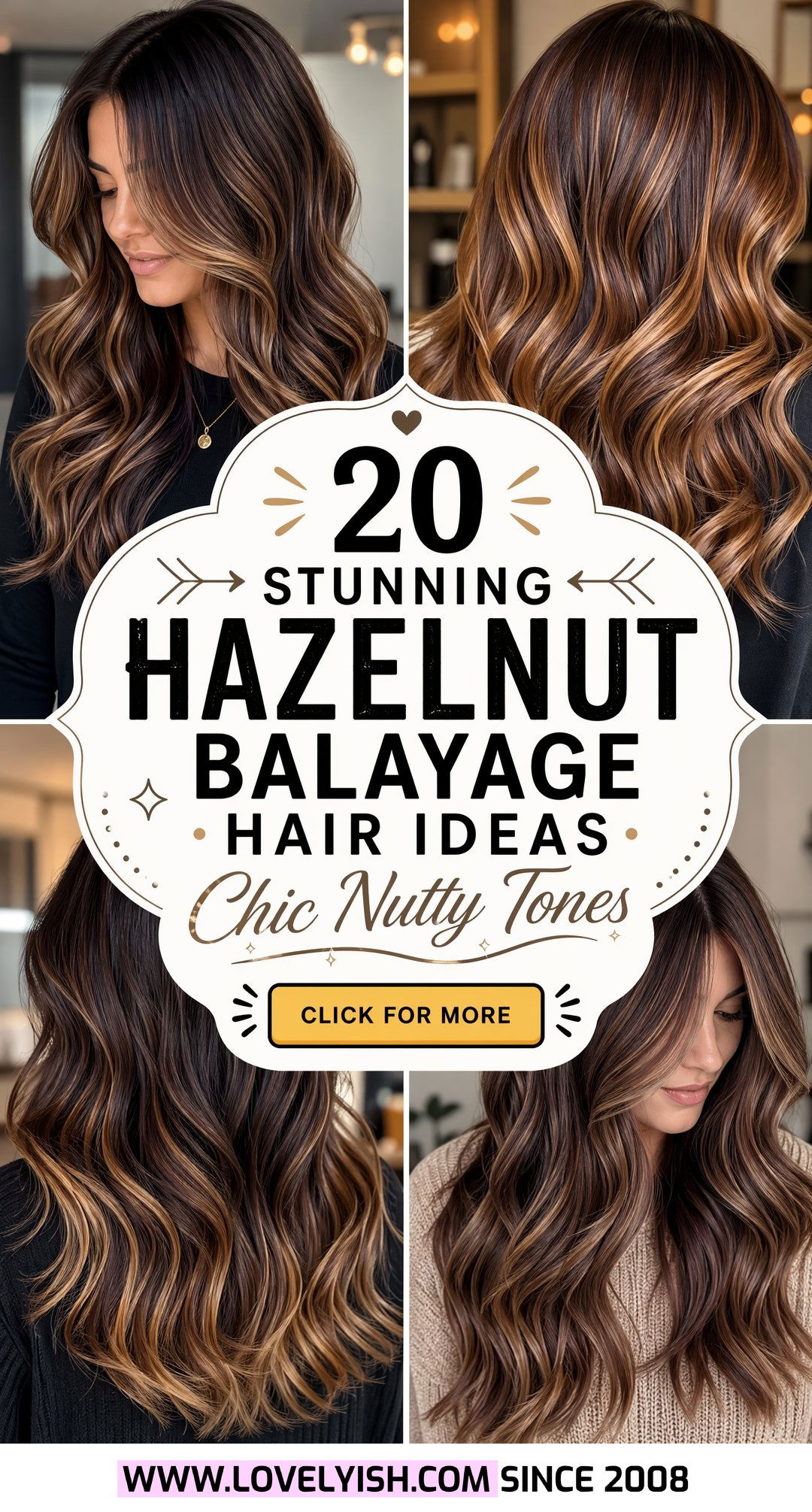 20 Stunning Hazelnut Balayage Hair Ideas for a Chic Look - 20 Stunning Hazelnut Balayage Hair Ideas for a Chic Look