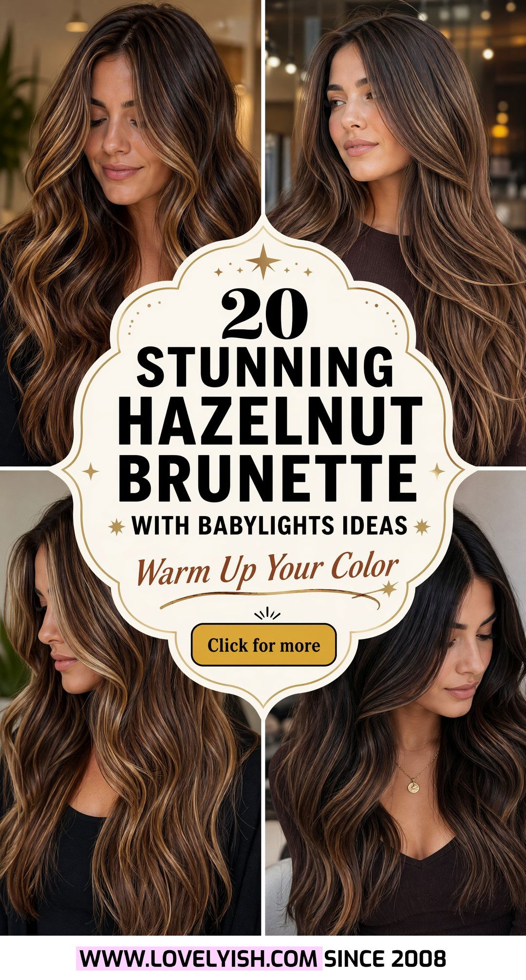 20 Stunning Hazelnut Brunette With Babylights Ideas To Try Now - 20 Stunning Hazelnut Brunette With Babylights Ideas To Try Now