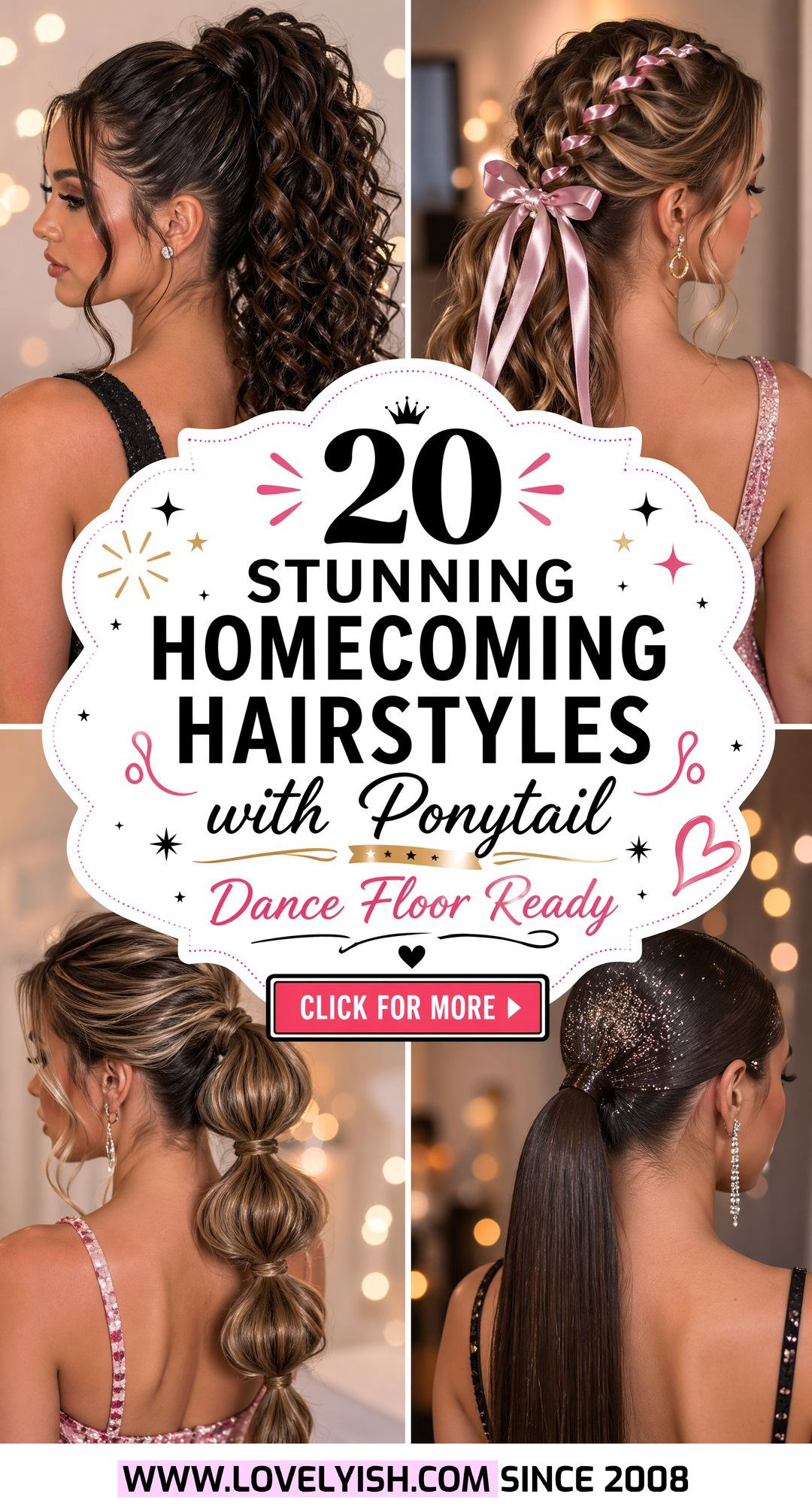 20 Stunning Homecoming Hairstyles with Ponytail for Dance - 20 Stunning Homecoming Hairstyles with Ponytail for Dance