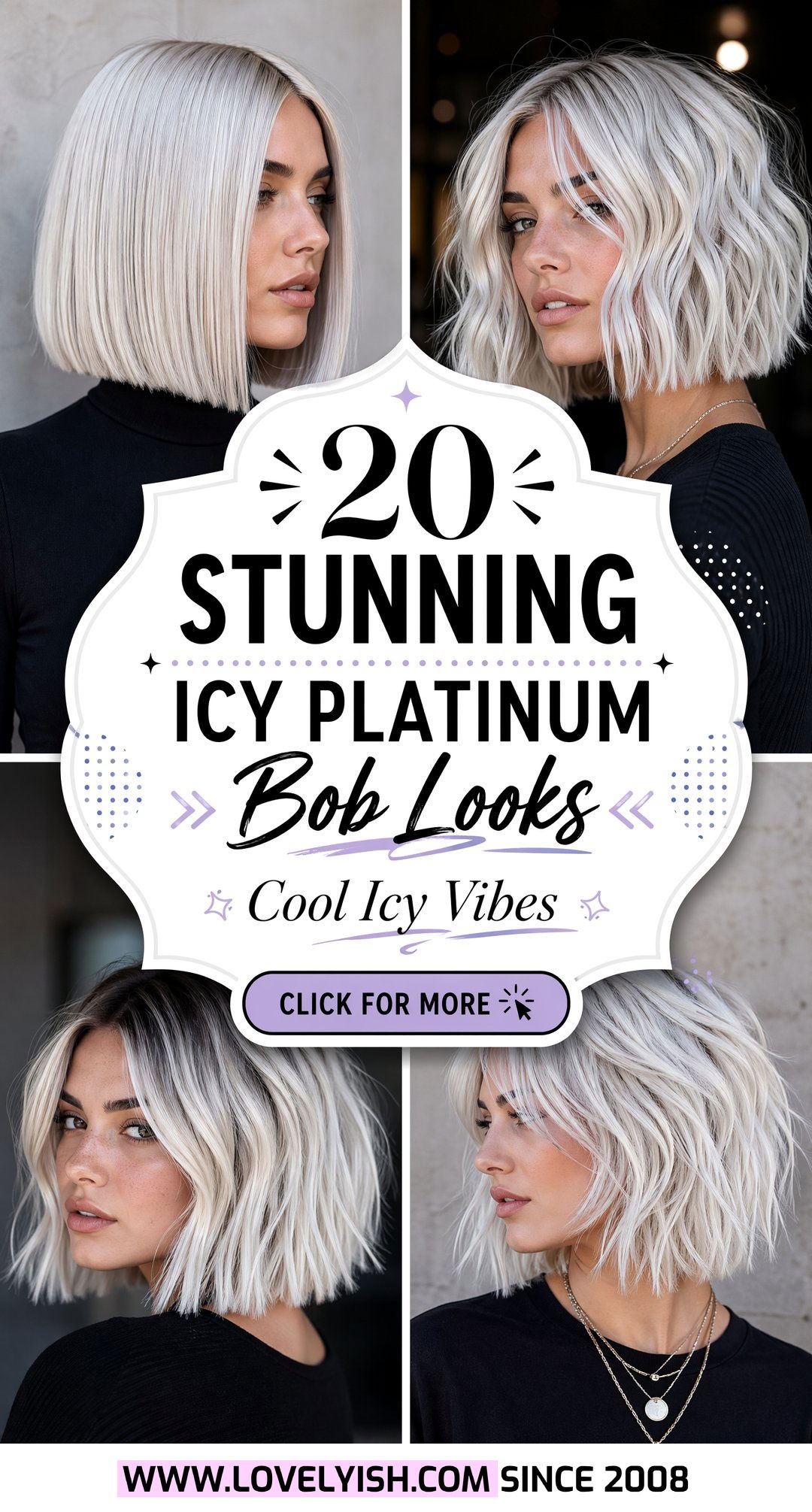 20 Stunning Icy Platinum Bob Looks You Need to Try This Year - 20 Stunning Icy Platinum Bob Looks You Need to Try This Year