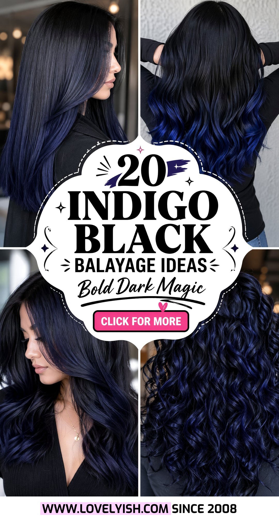 20 Stunning Indigo Black Balayage Ideas for a Bold Look - 20 Stunning Indigo Black Balayage Ideas for a Bold Look