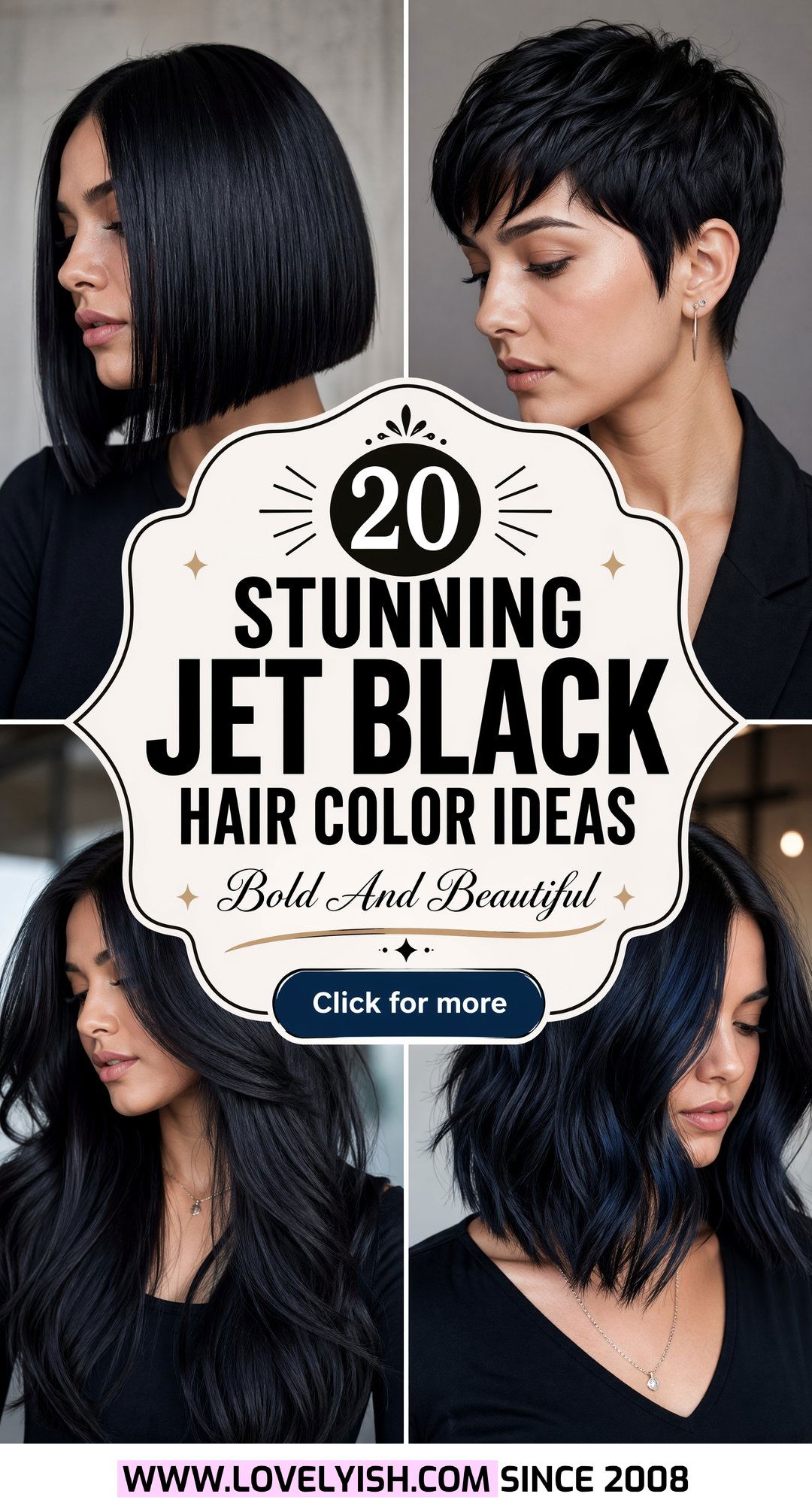 20 Stunning Jet Black Hair Color Ideas for a Sleek Look - 20 Stunning Jet Black Hair Color Ideas for a Sleek Look