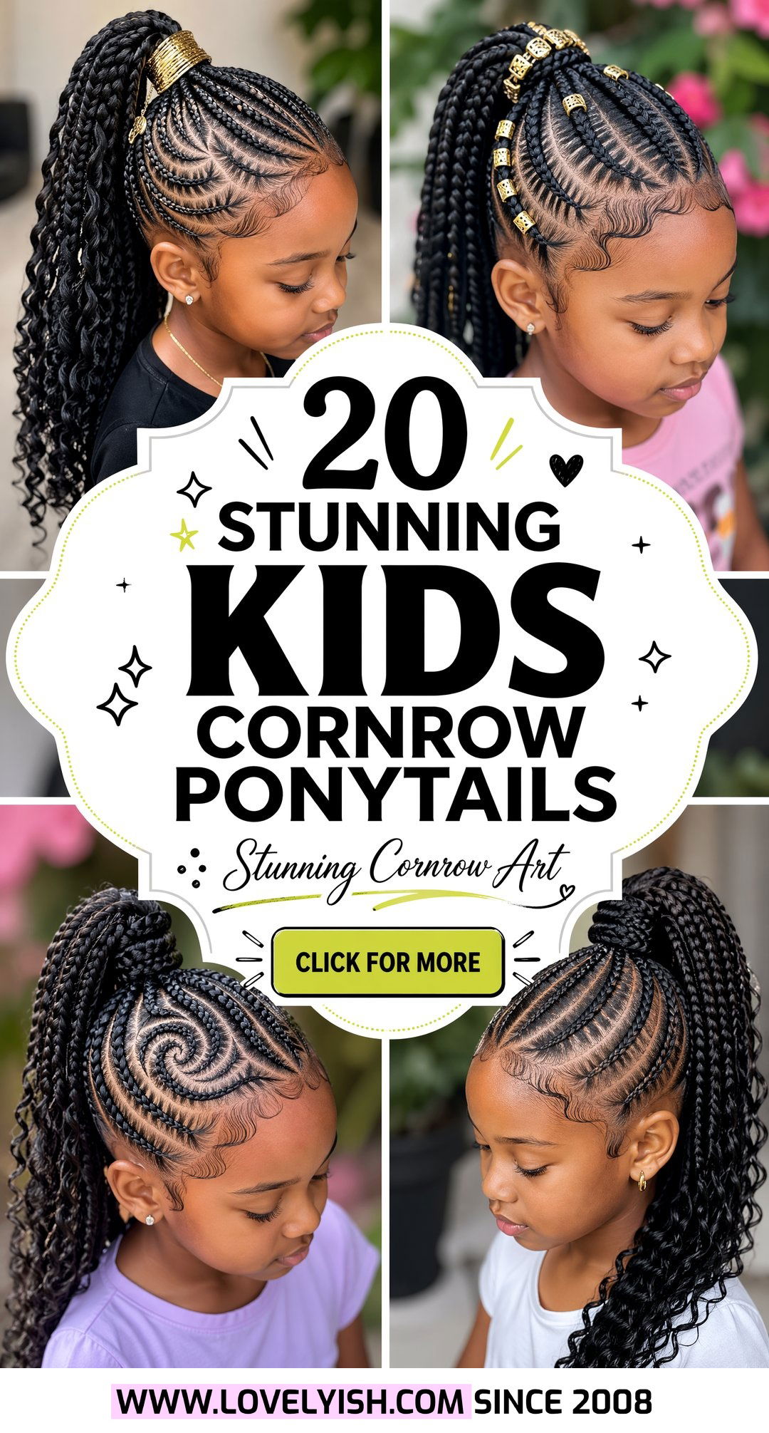 20 Stunning Kids Cornrow Ponytail Styles You Absolutely Must Try - 20 Stunning Kids Cornrow Ponytail Styles You Absolutely Must Try