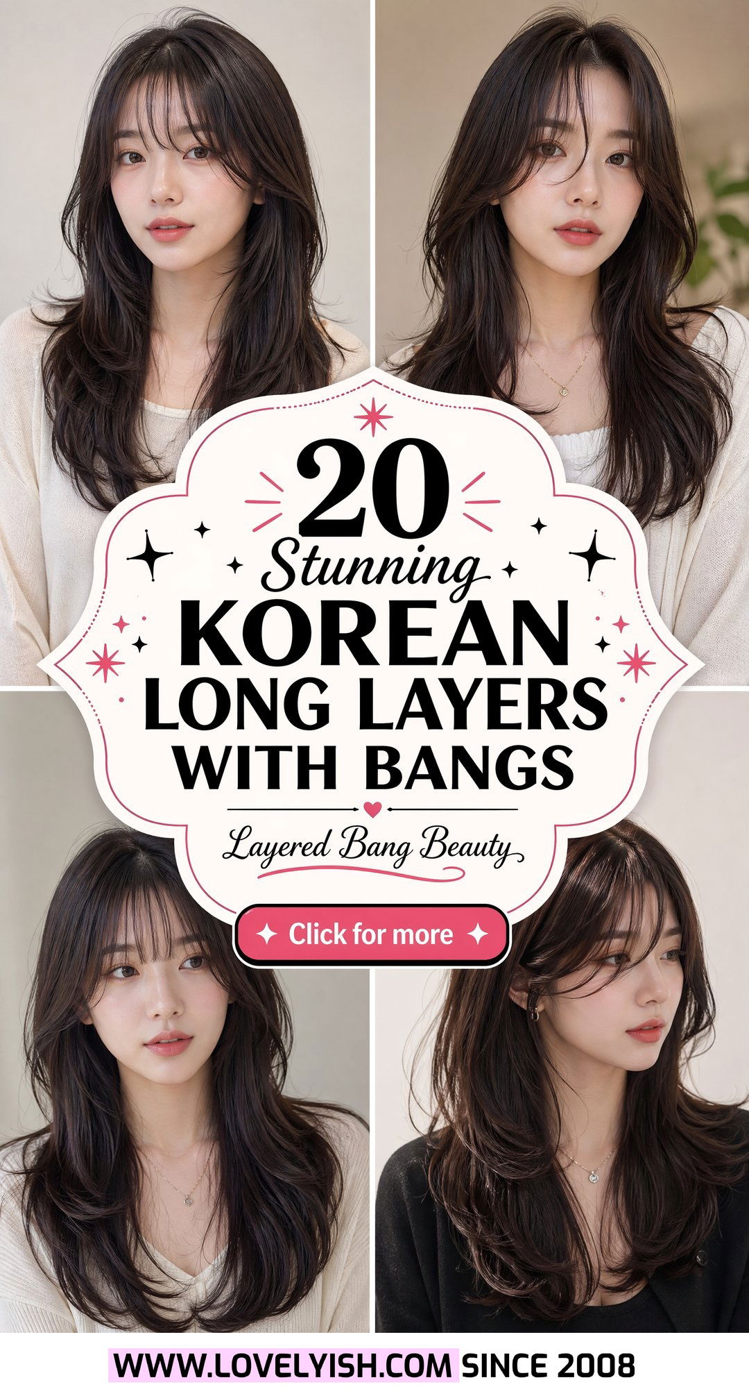 20 Stunning Korean Long Layers With Bangs To Try This Year - 20 Stunning Korean Long Layers With Bangs To Try This Year