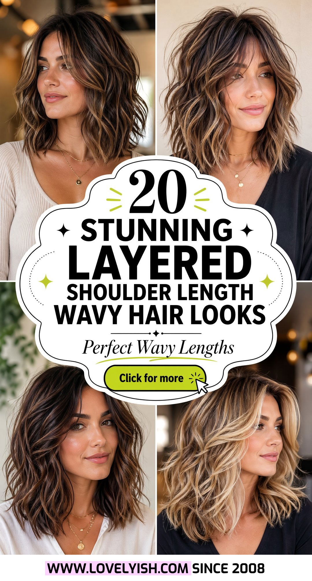 20 Stunning Layered Shoulder Length Wavy Hair Looks to Try - 20 Stunning Layered Shoulder Length Wavy Hair Looks to Try